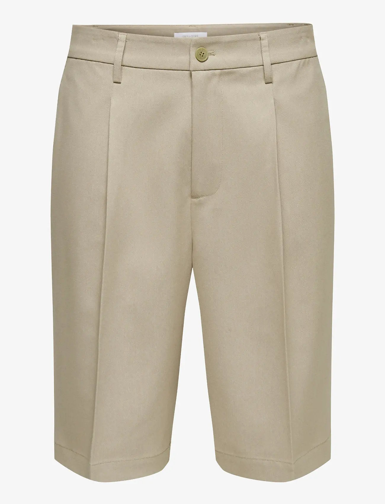 ONLY & SONS - ONSDAVES LOOSE TAILORED 0346 SHORTS FRML - chinos shorts - chinchilla - 1