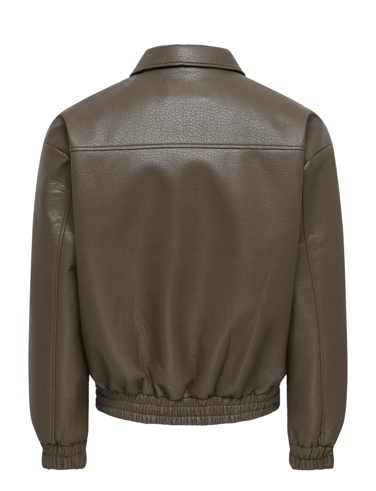 ONLY & SONS - ONSREX PU JACKET OTW VD - beluga - 1