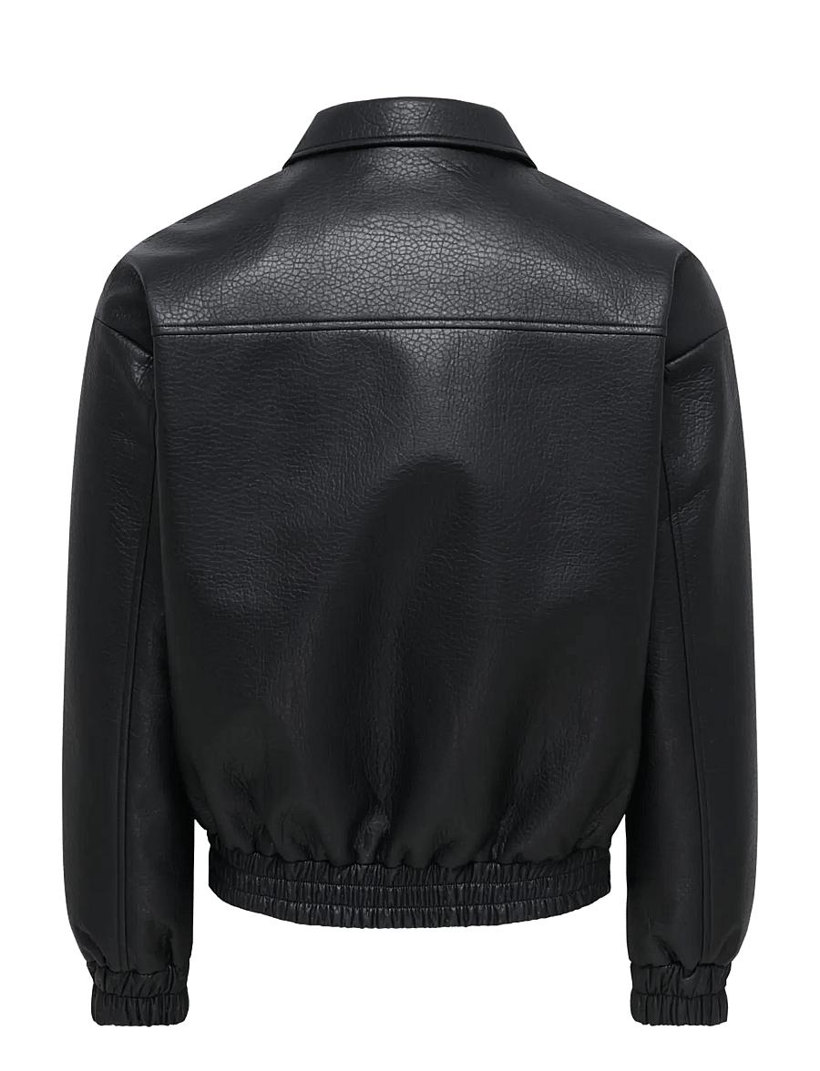 ONLY & SONS - ONSREX PU JACKET OTW VD - black - 2