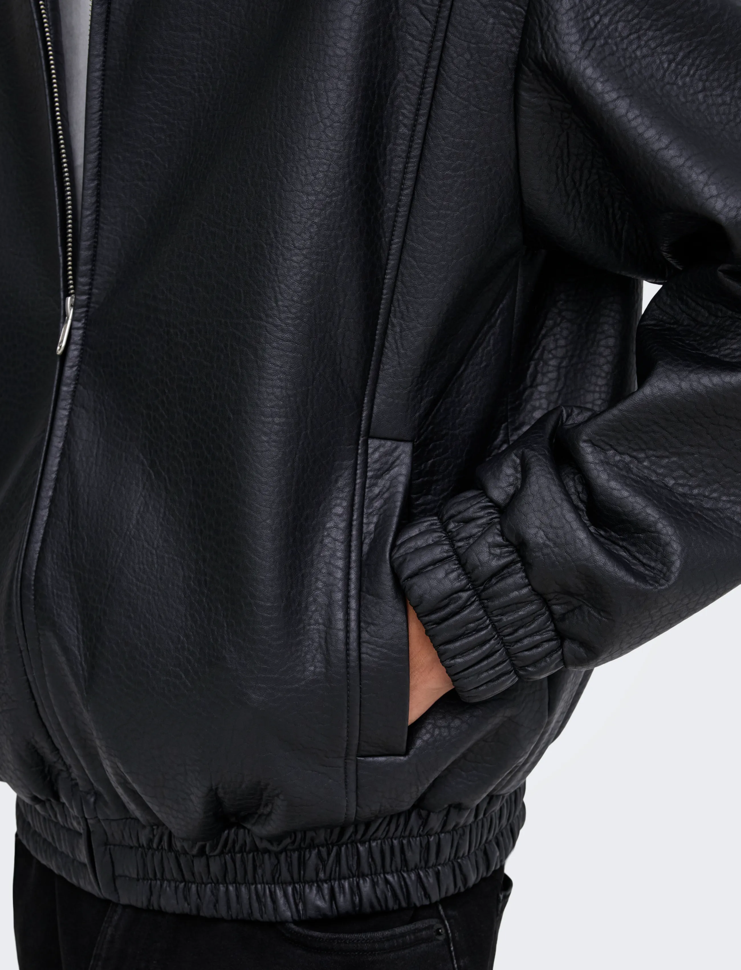 ONLY & SONS - ONSREX PU JACKET OTW VD - black - 5