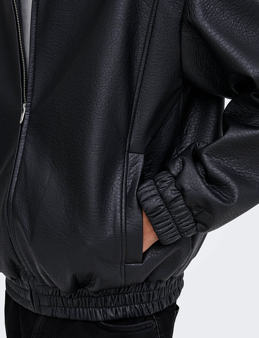 ONLY & SONS - ONSREX PU JACKET OTW VD - black - 5