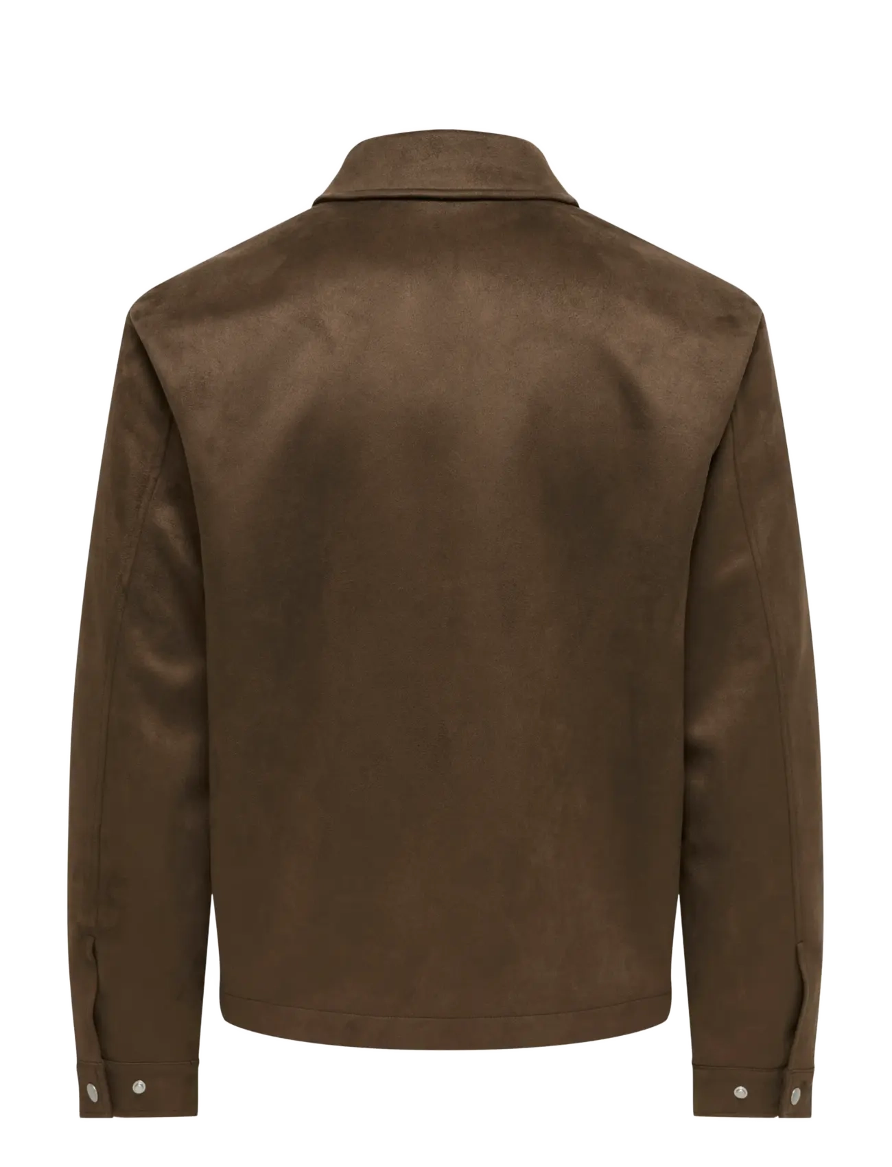 ONLY & SONS - ONSRUBY FAKE SUEDE JACKET OTW VD - efterårsjakker - carafe - 2