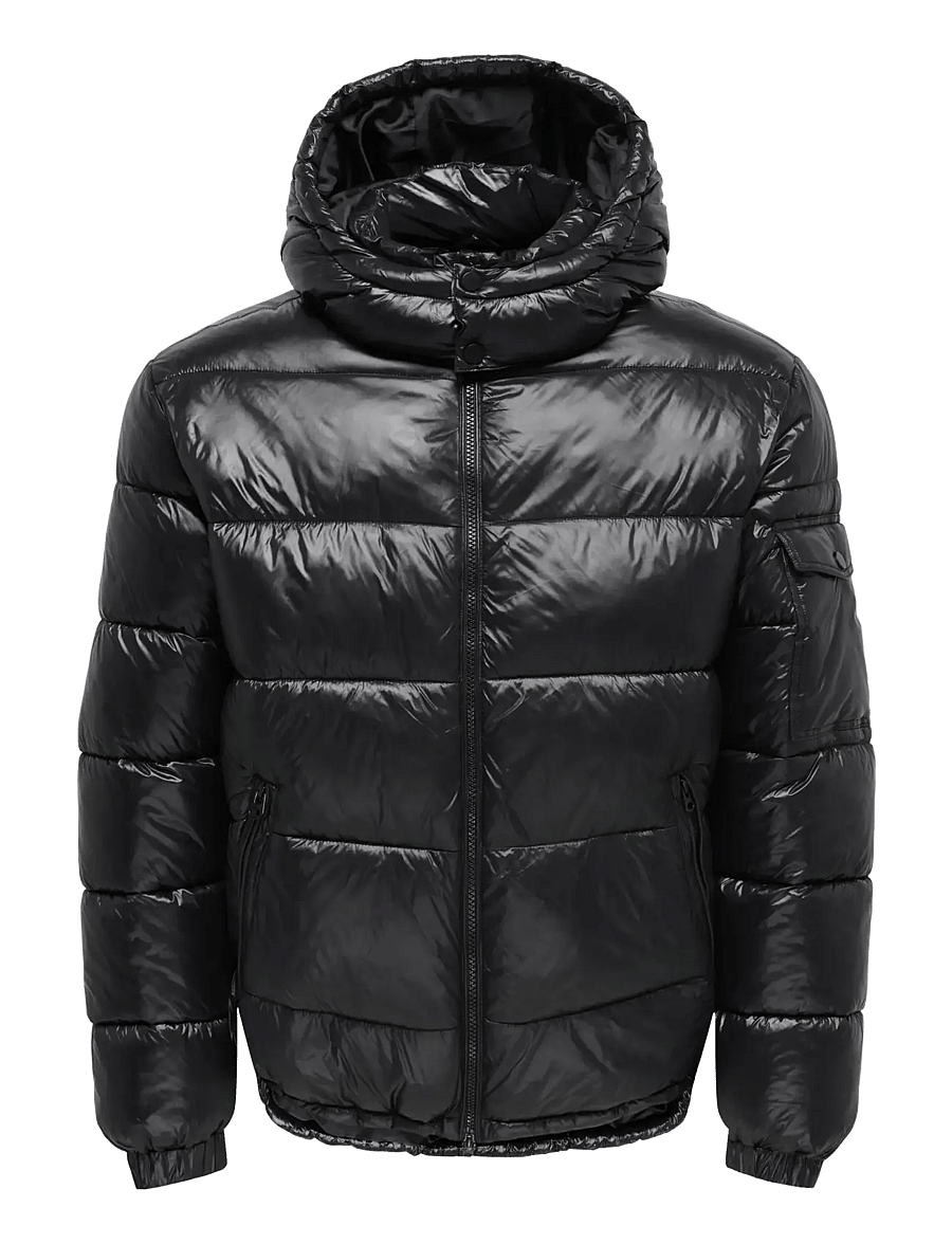 ONLY & SONS - ONSRUBEN PUFFER JACKET OTW VD - daunenjacken - black - 1