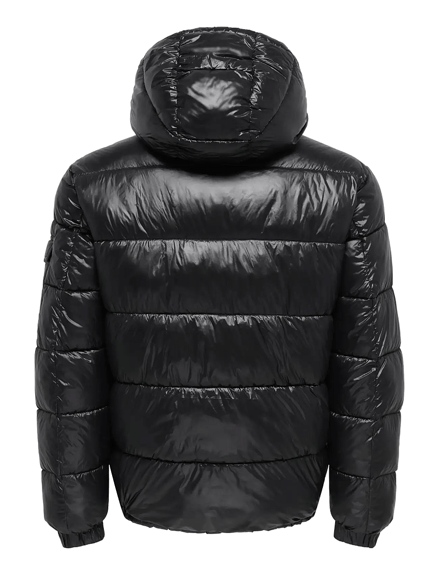 ONLY & SONS - ONSRUBEN PUFFER JACKET OTW VD - daunenjacken - black - 2