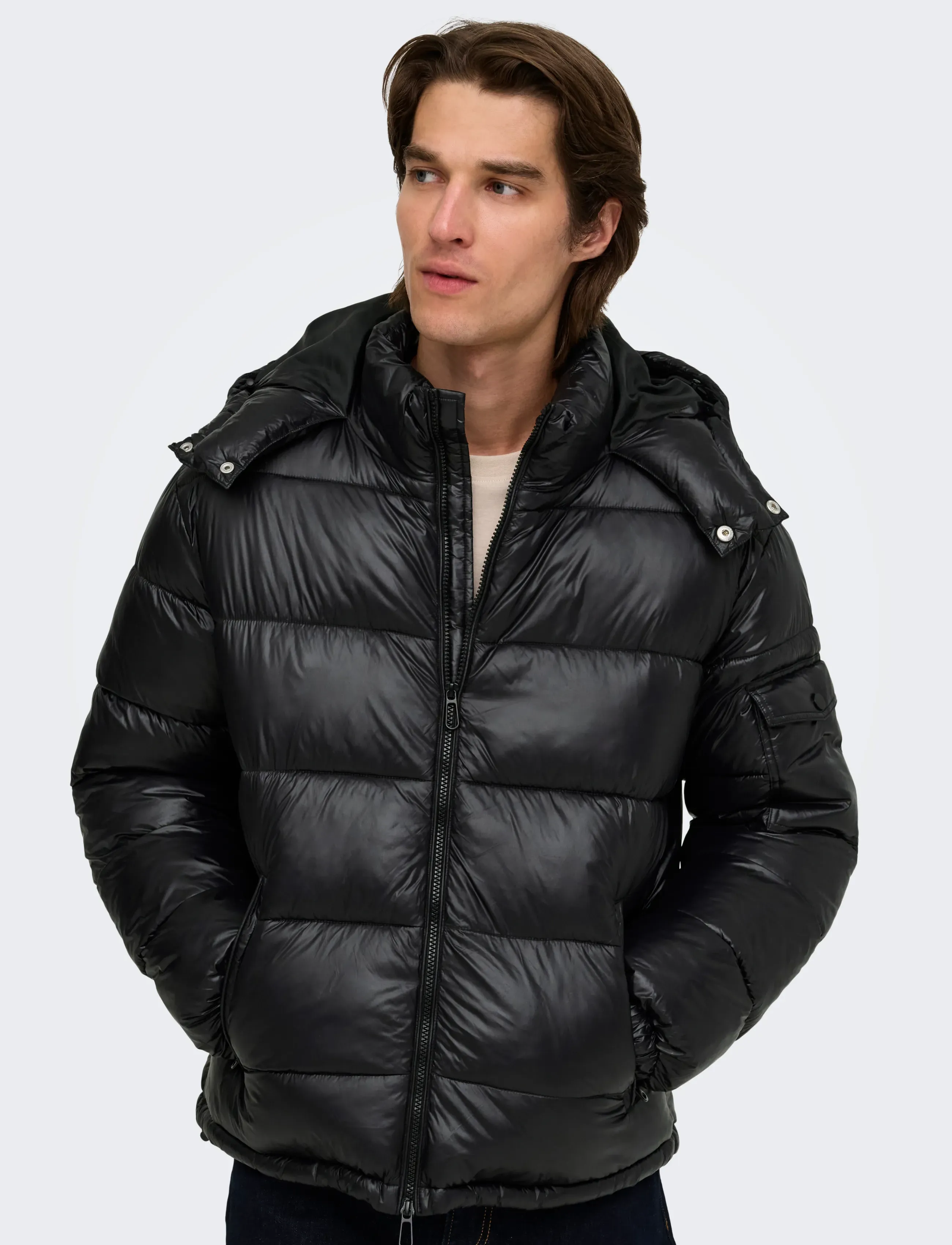 ONLY & SONS Onsruben Puffer Jacket Otw Vd vinterjackor herr – bild 6