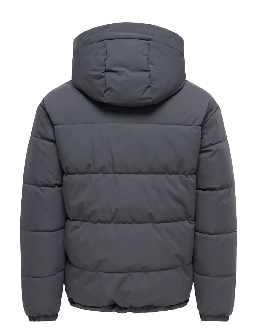 ONLY & SONS - ONSROMO PUFFER JACKET OTW NOOS - asphalt - 1