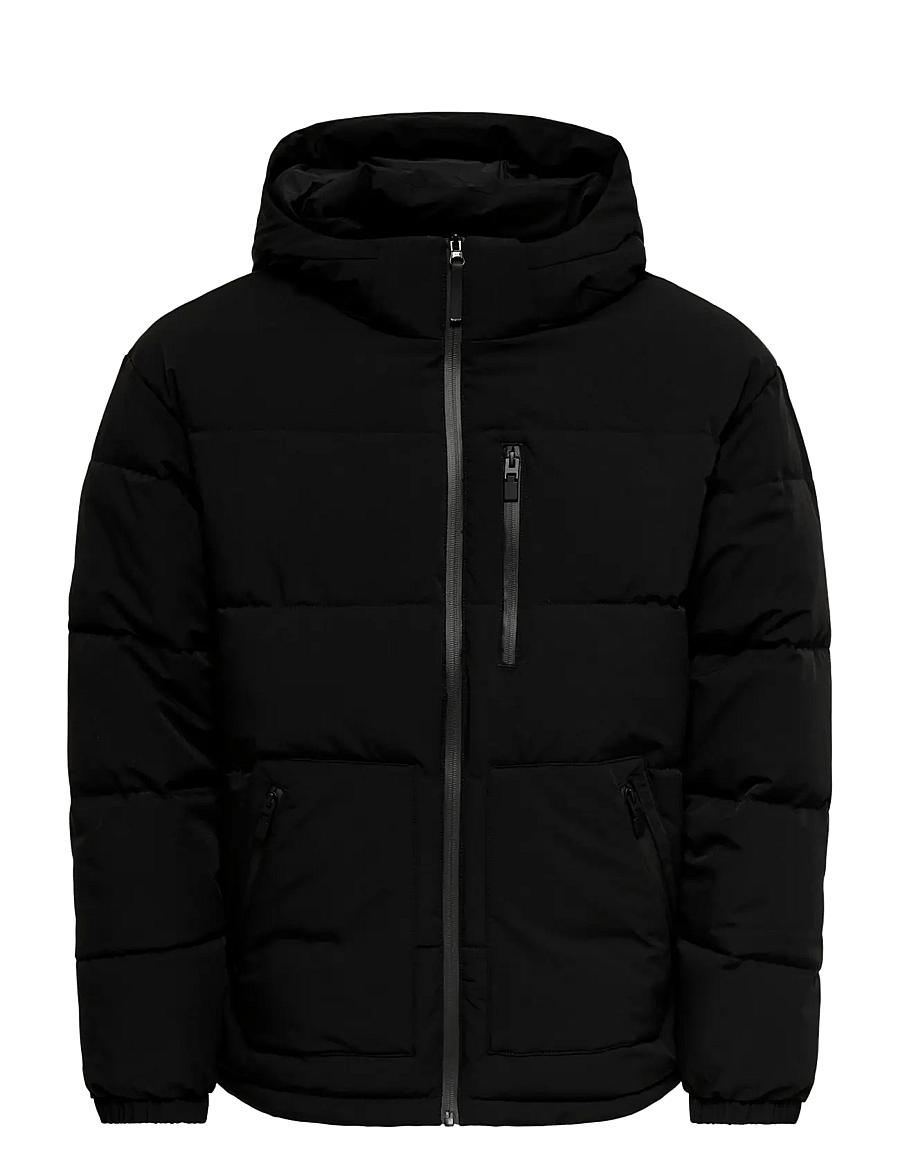 ONLY & SONS - ONSROMO PUFFER JACKET OTW NOOS - daunenjacken - black - 0
