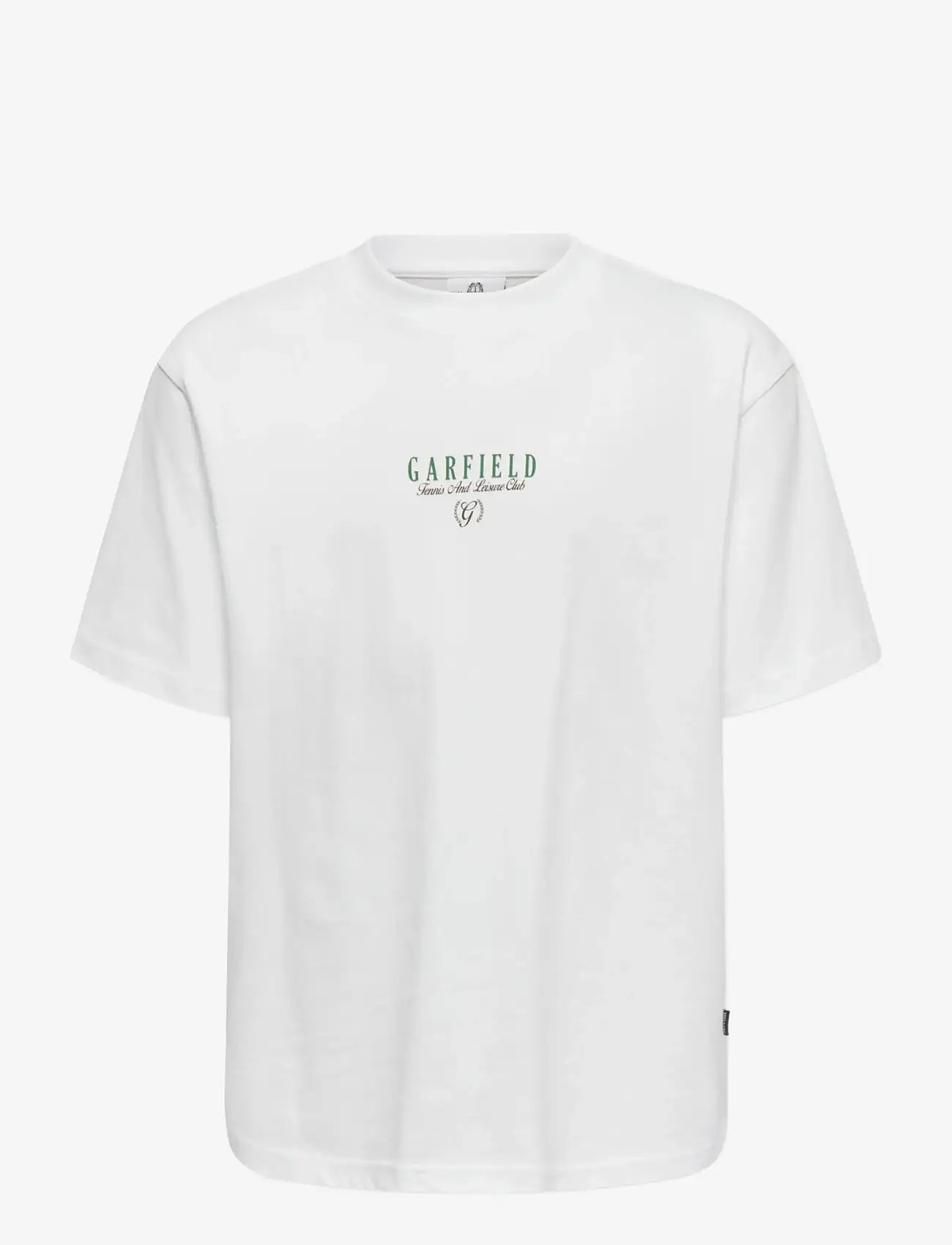 ONLY & SONS - OSJGARFIELD LIFE RLX SS LIC TEE - kortärmade t-shirts - bright white - 0