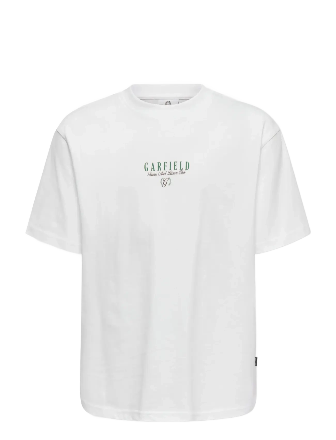 ONLY & SONS OSJGARFIELD LIFE RLX SS LIC TEE - ONLY & SONS - BRIGHT WHITE / white