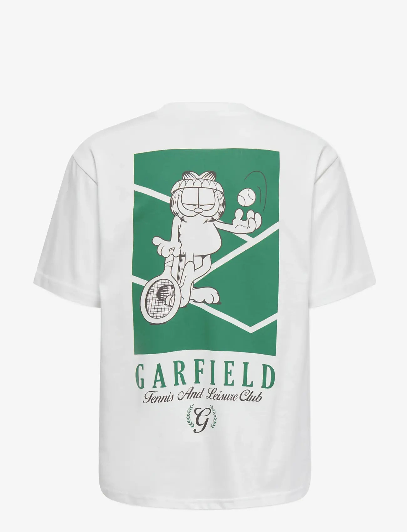ONLY & SONS - OSJGARFIELD LIFE RLX SS LIC TEE - kortärmade t-shirts - bright white - 1