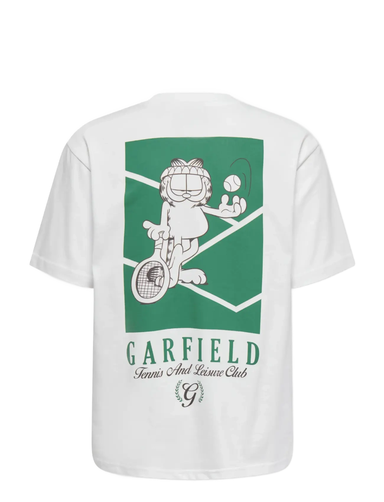 ONLY & SONS - OSJGARFIELD LIFE RLX SS LIC TEE - kurzärmelige - bright white - 1