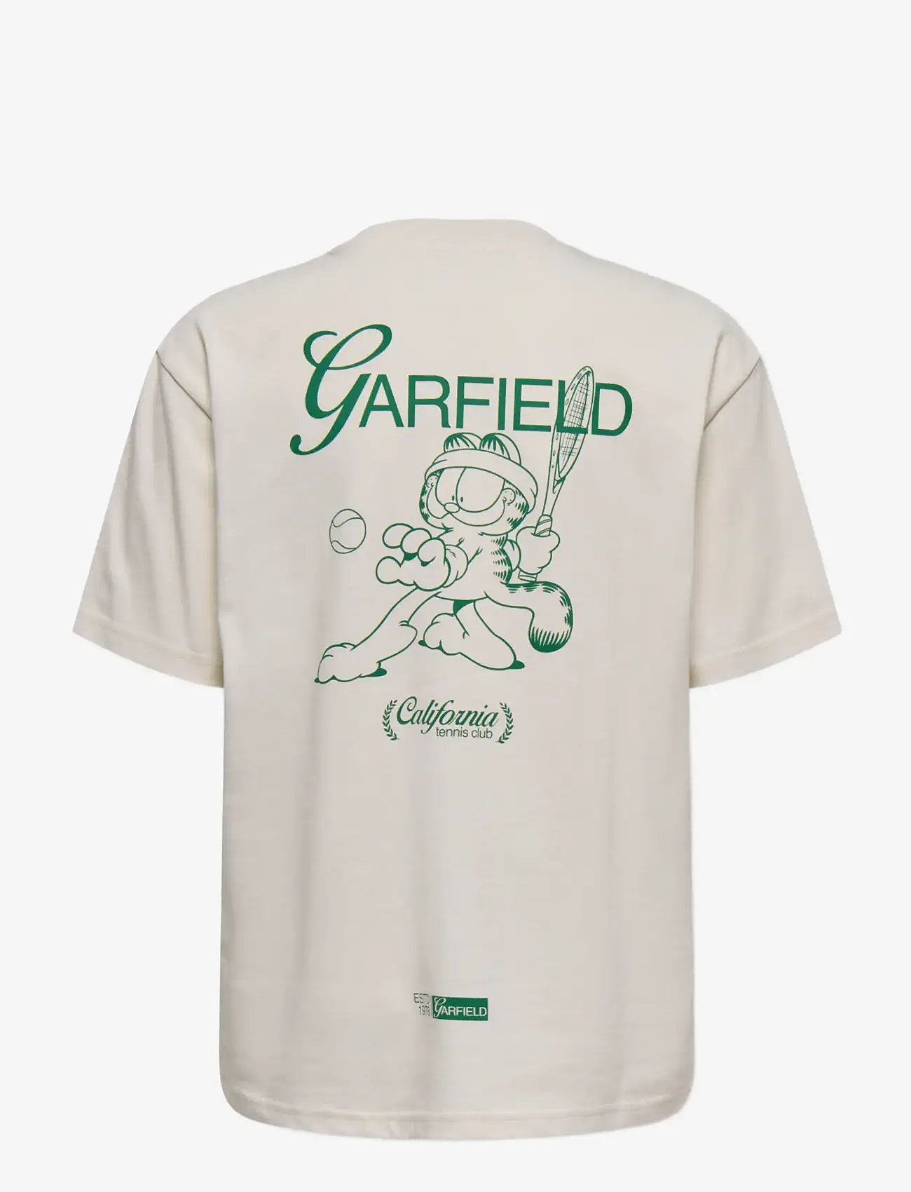 ONLY & SONS - OSJGARFIELD LIFE RLX SS LIC TEE - short-sleeved t-shirts - cloud dancer - 1