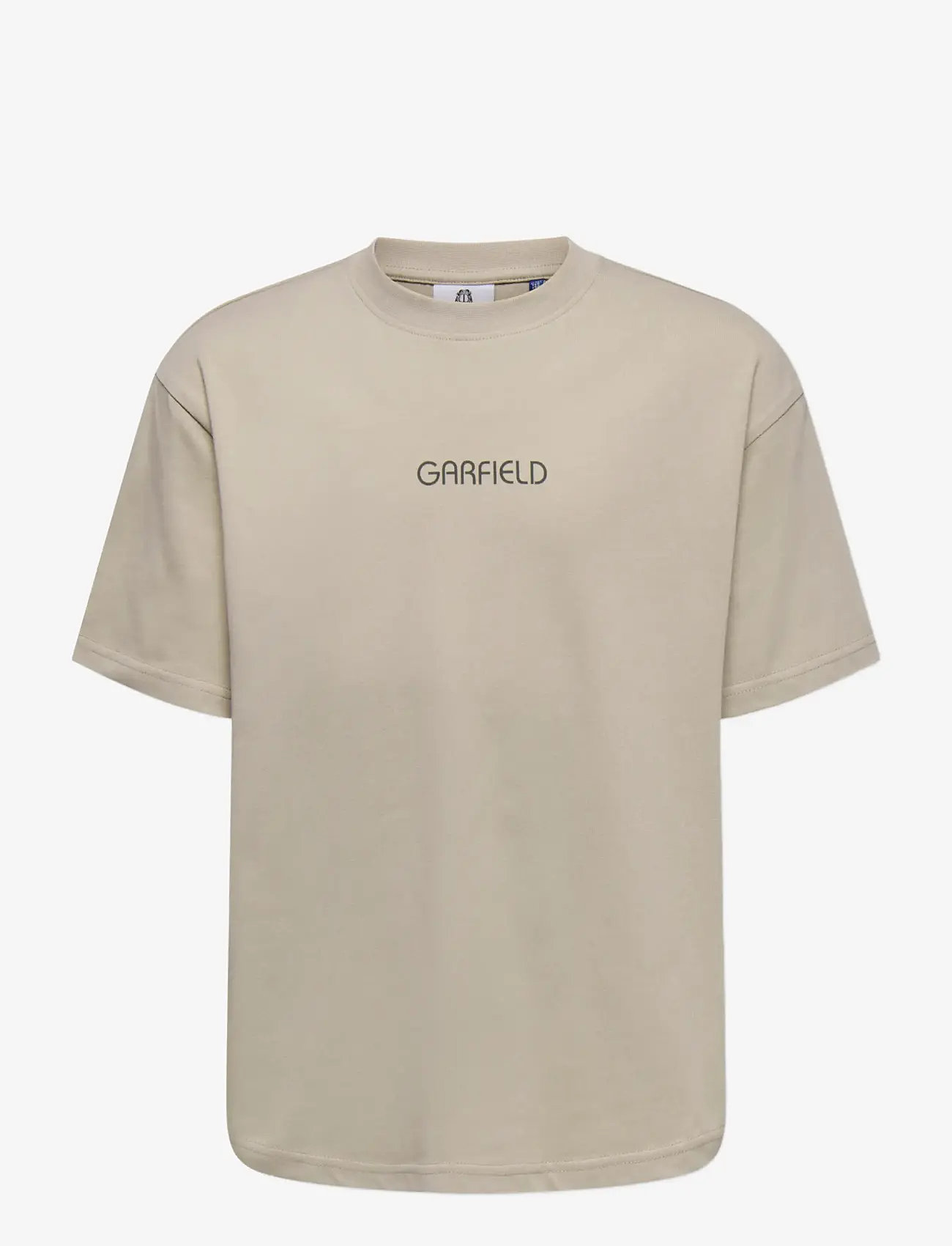 ONLY & SONS - OSJGARFIELD LIFE RLX SS LIC TEE - kortærmede t-shirts - silver lining - 0