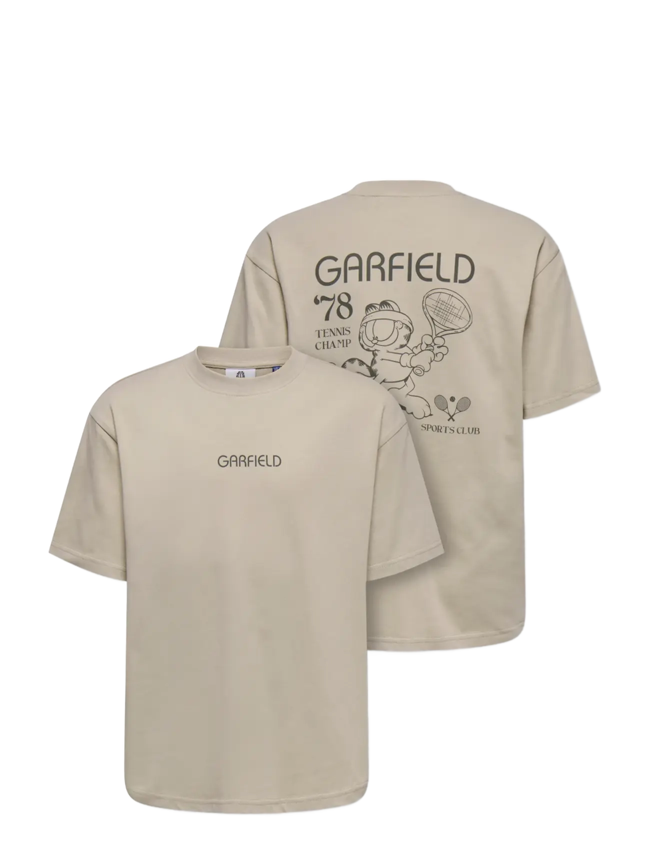 ONLY & SONS - OSJGARFIELD LIFE RLX SS LIC TEE - kortärmade t-shirts - silver lining - 2