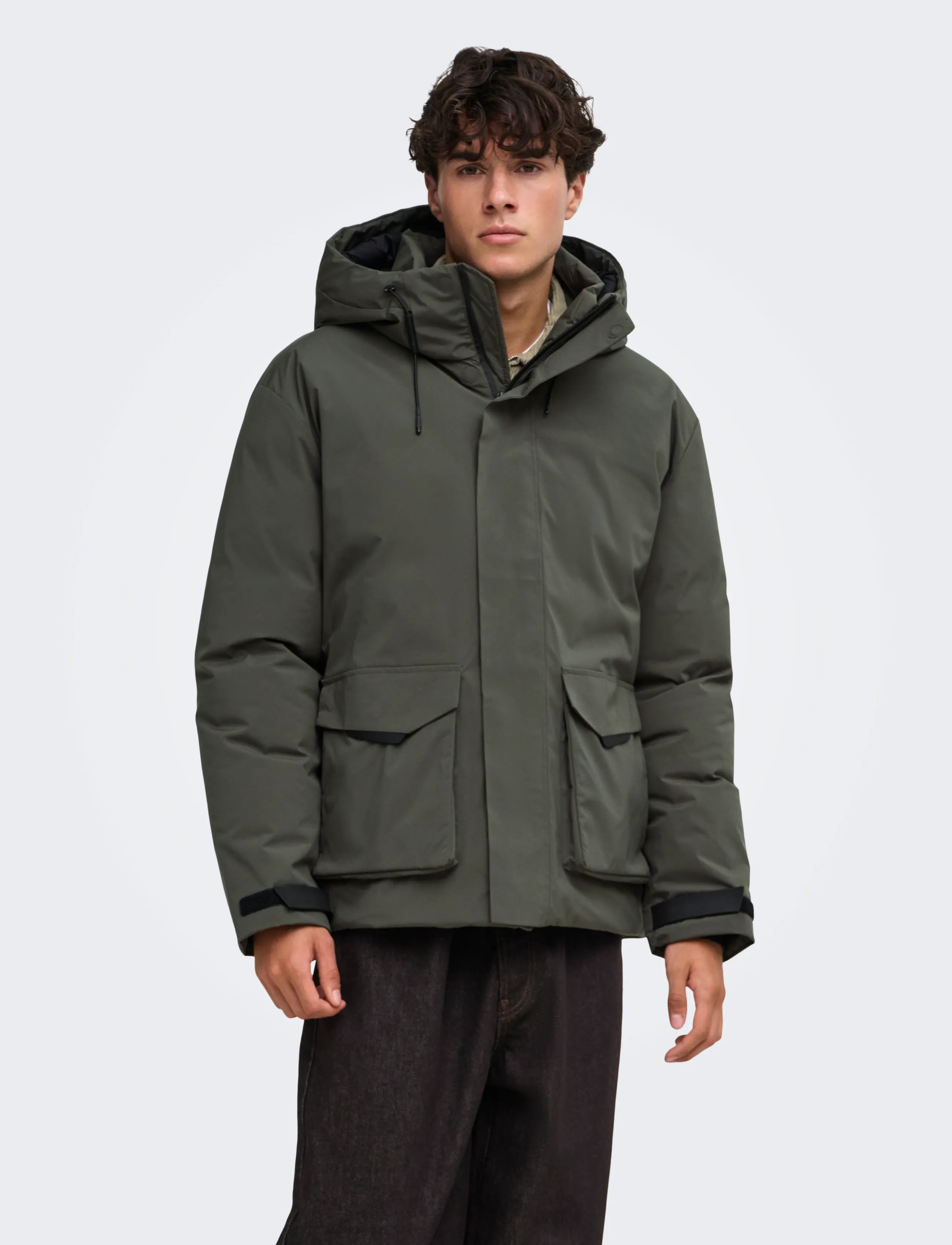 ONLY & SONS ONSNATE TECHNICAL JACKET OTW VD - Riided - BELUGA / khaki/green