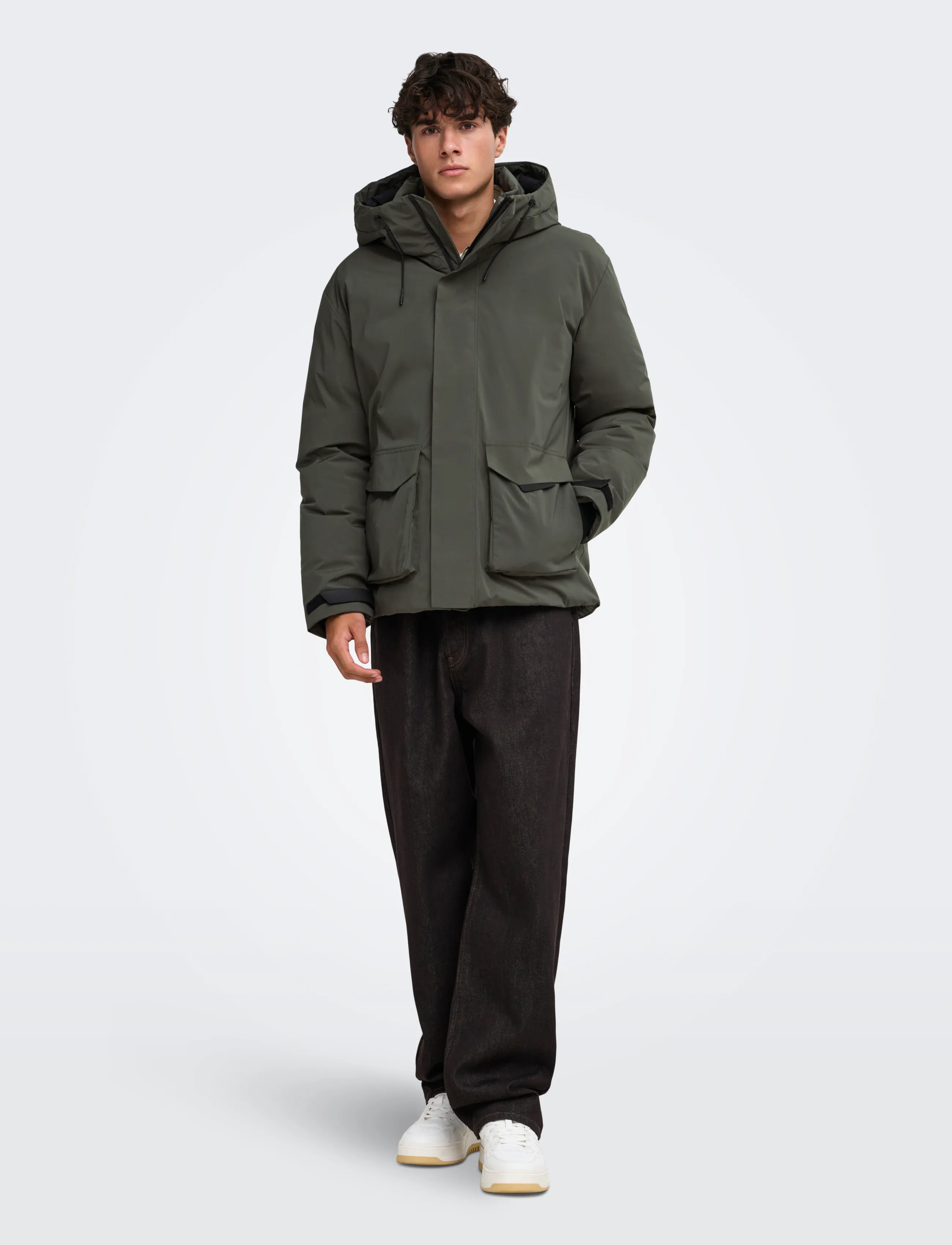 ONLY & SONS - ONSNATE TECHNICAL JACKET OTW VD - sulejoped - beluga - 4