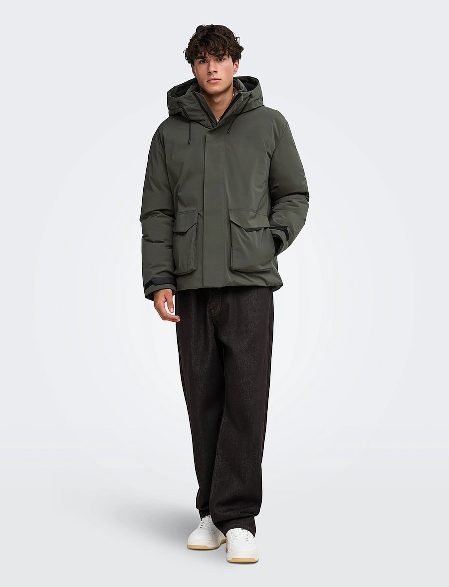ONLY & SONS - ONSNATE TECHNICAL JACKET OTW VD - sulejoped - beluga - 4