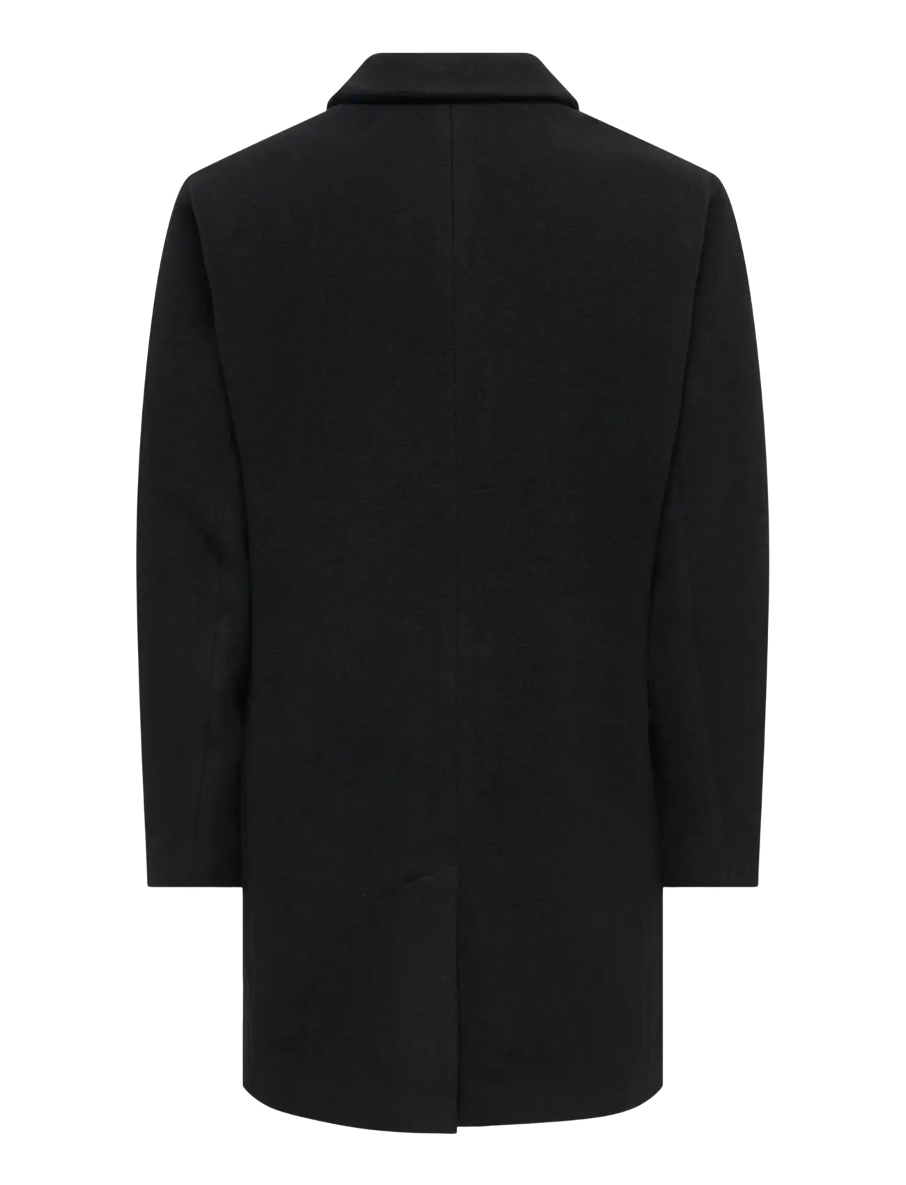ONLY & SONS - ONSRUNNE WOOL COAT OTW VD - villased mantlid - black - 2