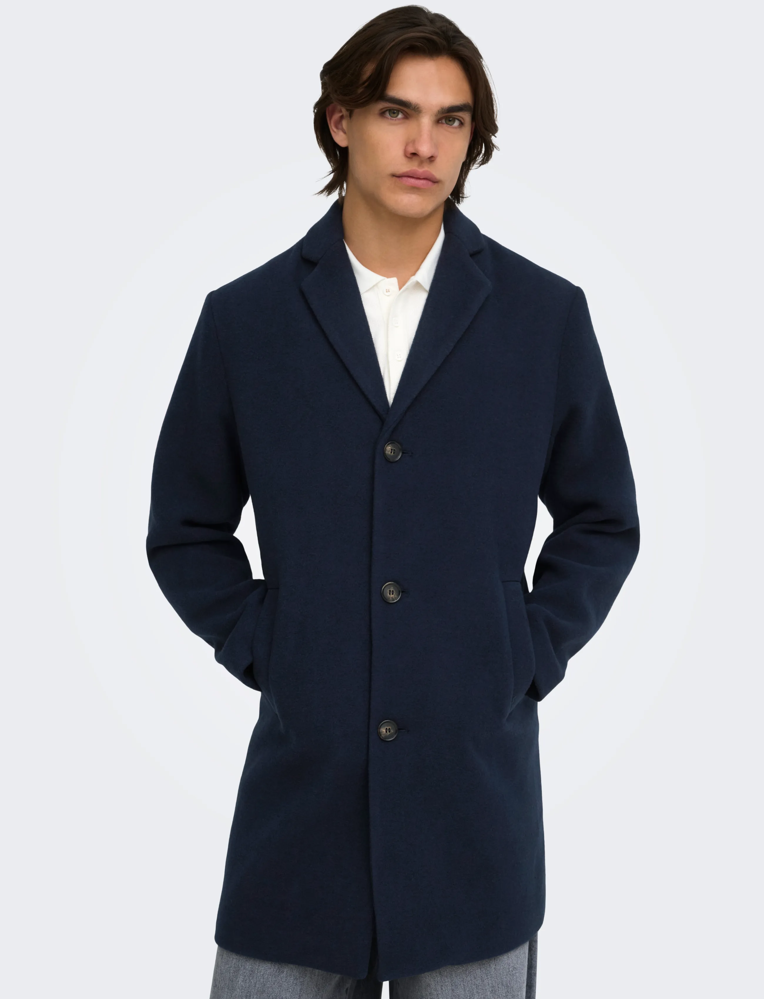 ONLY & SONS Onsrunne Wool Coat Otw Vd kappor & rockar herr – bild 6