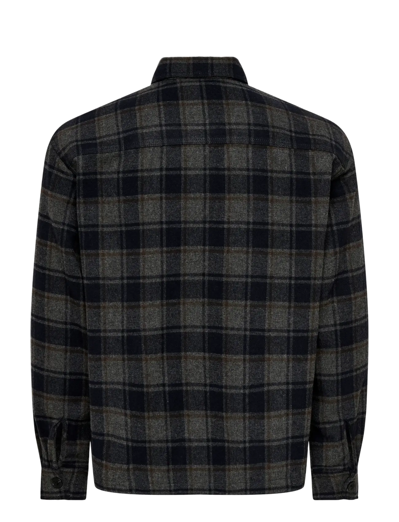 ONLY & SONS - ONSESKE CHECKED OVERSHIRT NOOS - dark navy - 1