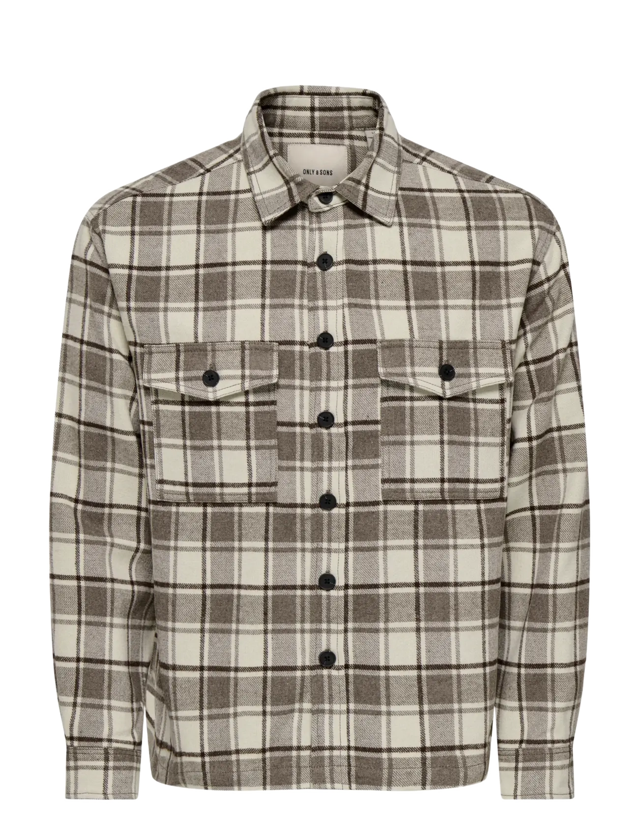 ONLY & SONS - ONSESKE CHECKED OVERSHIRT NOOS - falcon - 0
