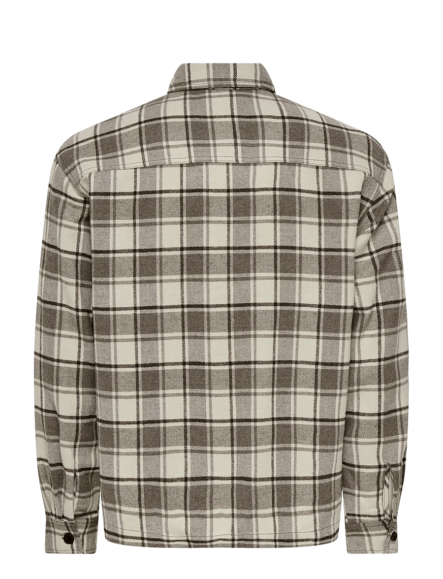 ONLY & SONS - ONSESKE CHECKED OVERSHIRT NOOS - falcon - 1