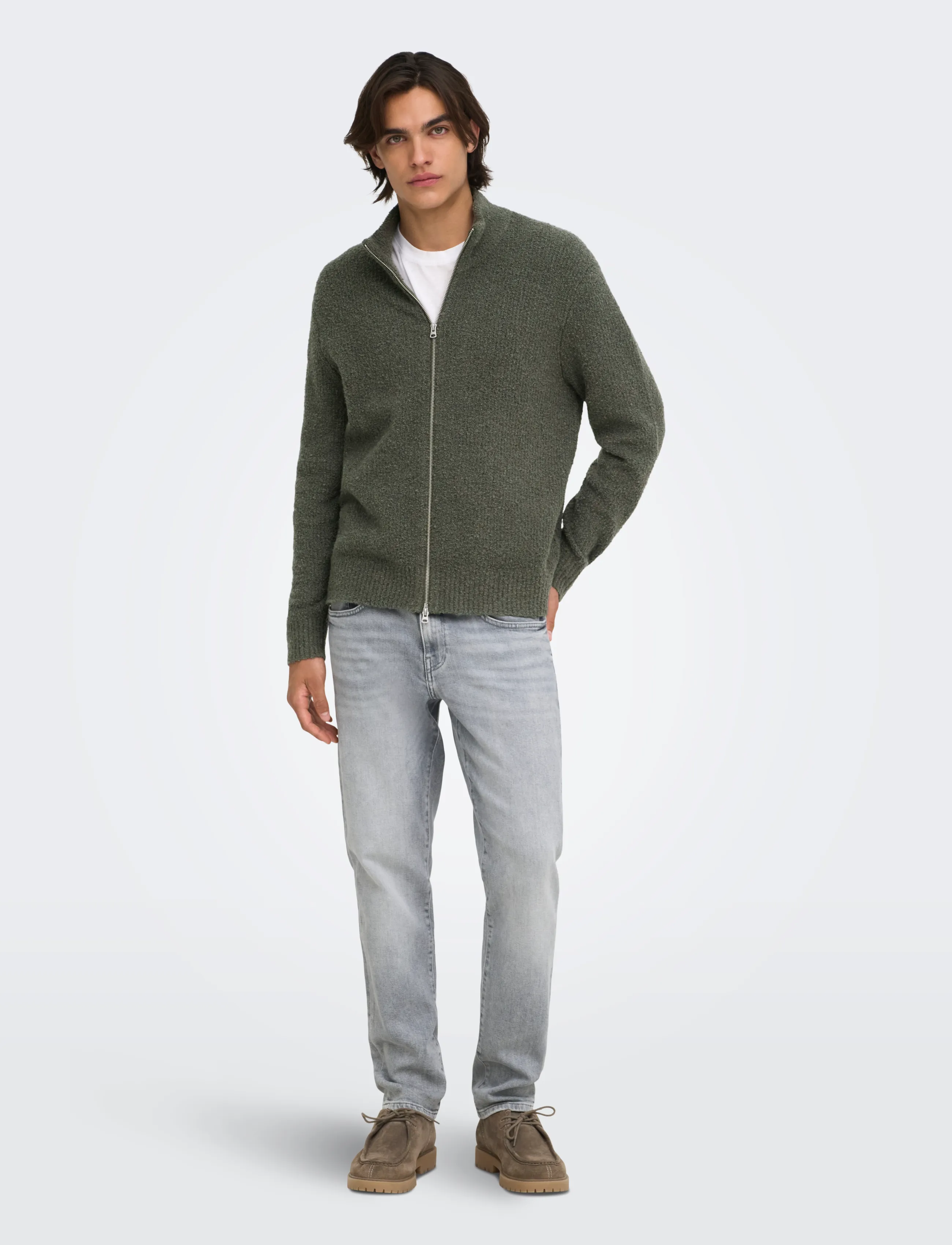 ONLY & SONS Onsdale Rlx Ls Cardigan Knit herr – bild 3
