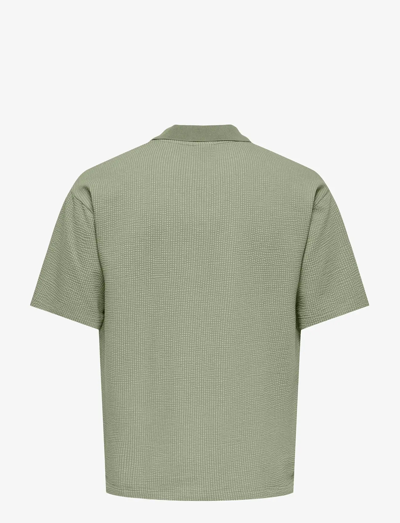 ONLY & SONS - OSJKIAN LIFE RLX SS STRP POLO JRS - kurzärmelig - seagrass - 1