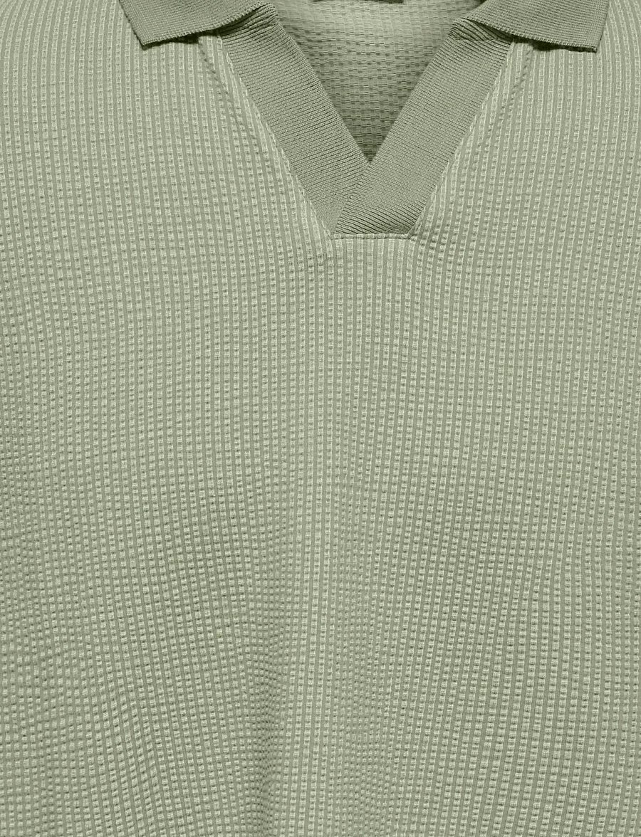 ONLY & SONS - OSJKIAN LIFE RLX SS STRP POLO JRS - kurzärmelig - seagrass - 2