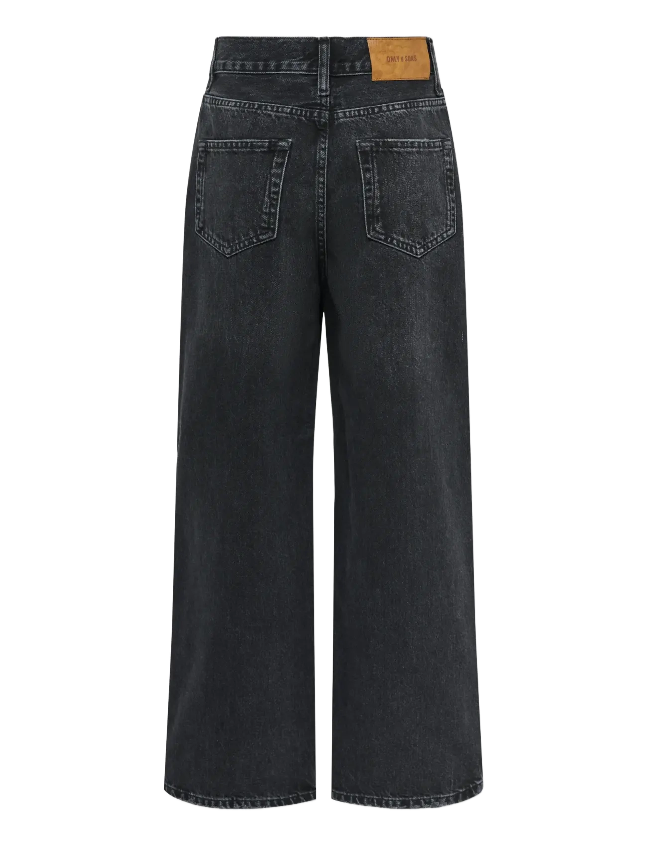 ONLY & SONS - OSJREMI WIDE WB 8781 AZG DNM NOOS - washed black - 2