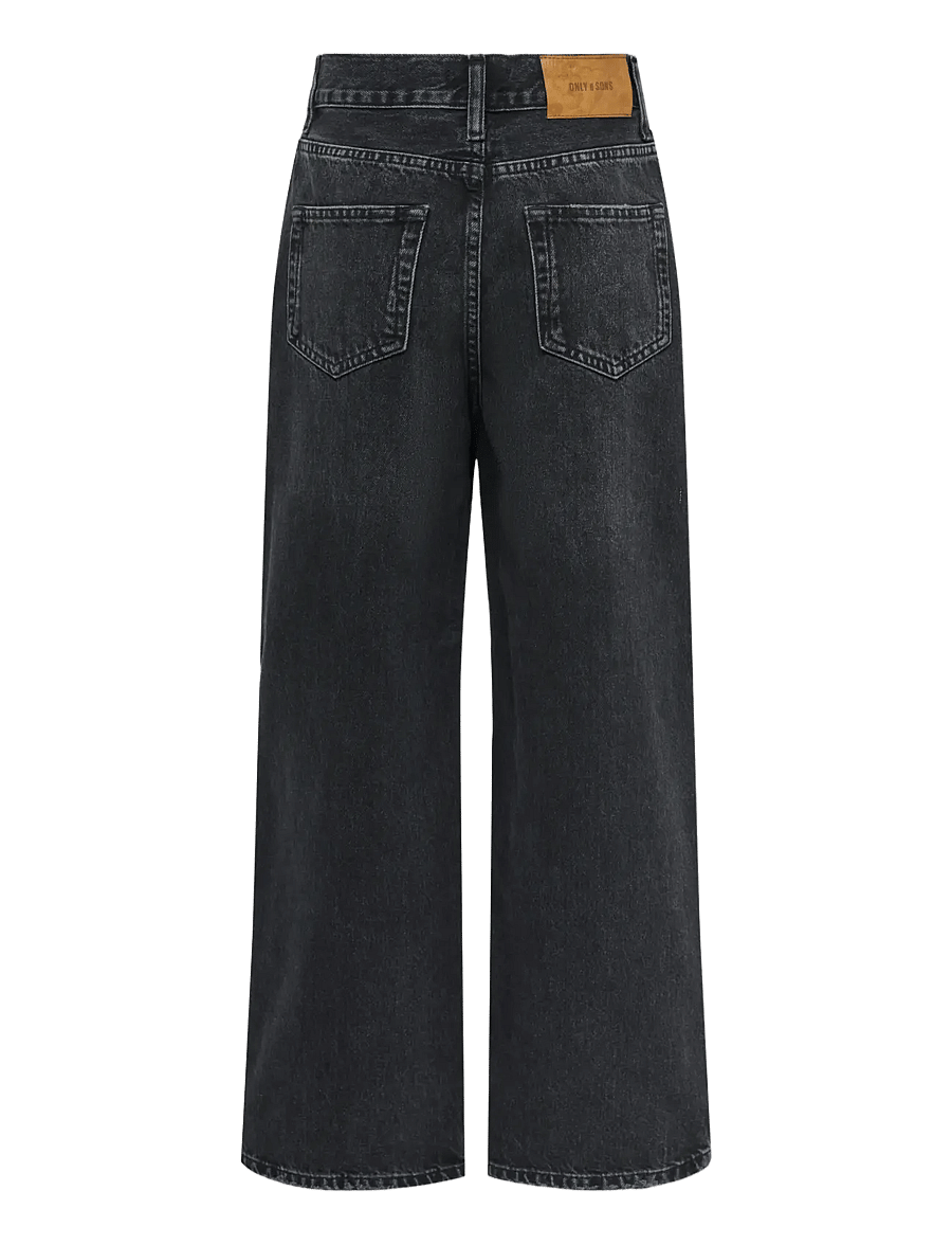 ONLY & SONS - OSJREMI WIDE WB 8781 AZG DNM NOOS - washed black - 2