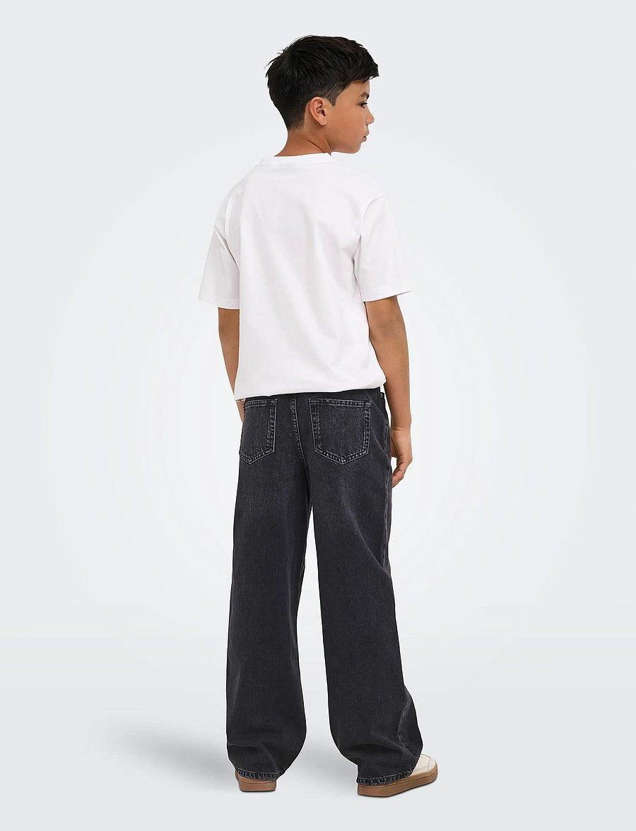 ONLY & SONS - OSJREMI WIDE WB 8781 AZG DNM NOOS - washed black - 3