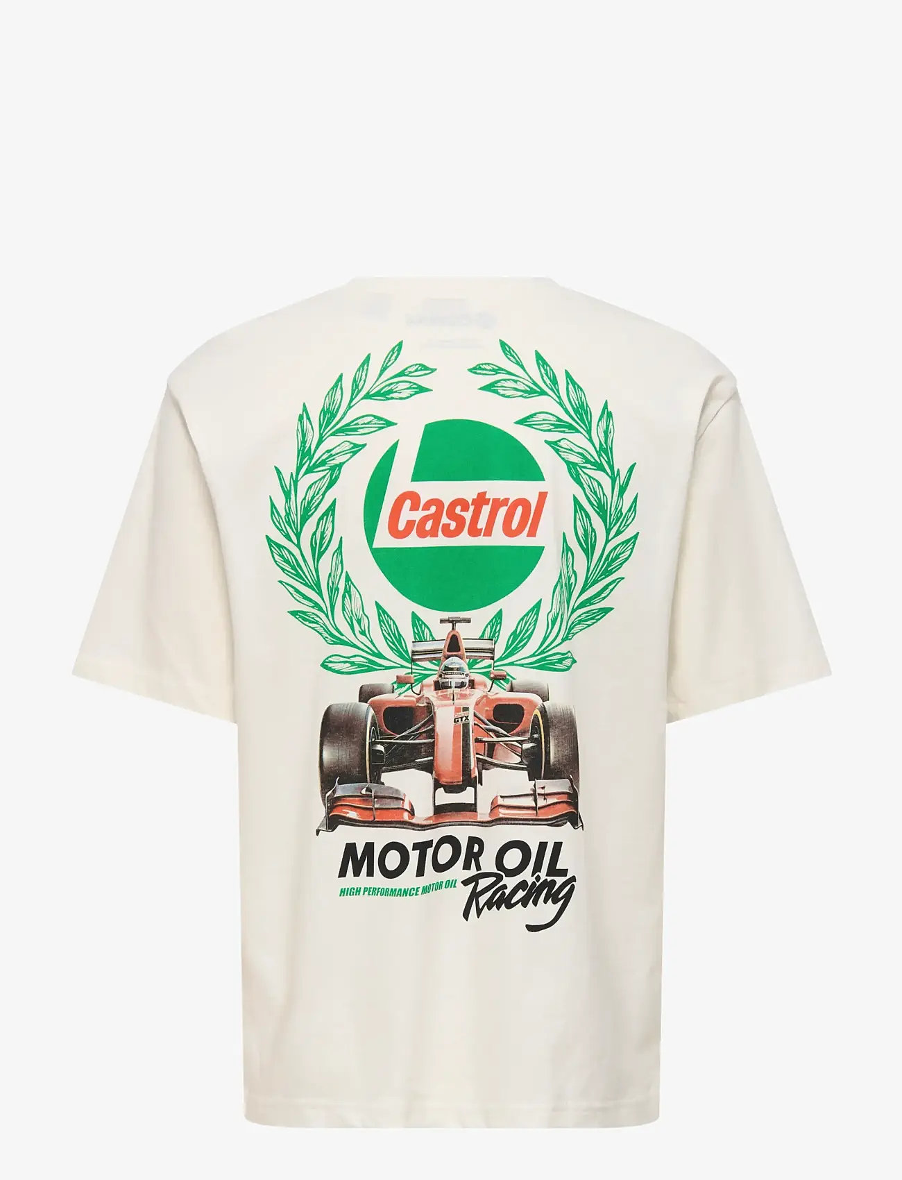 ONLY & SONS - OSJCASTROL RLX SS LIC TEE - lühikeste varrukatega t-särgid - whisper white - 1