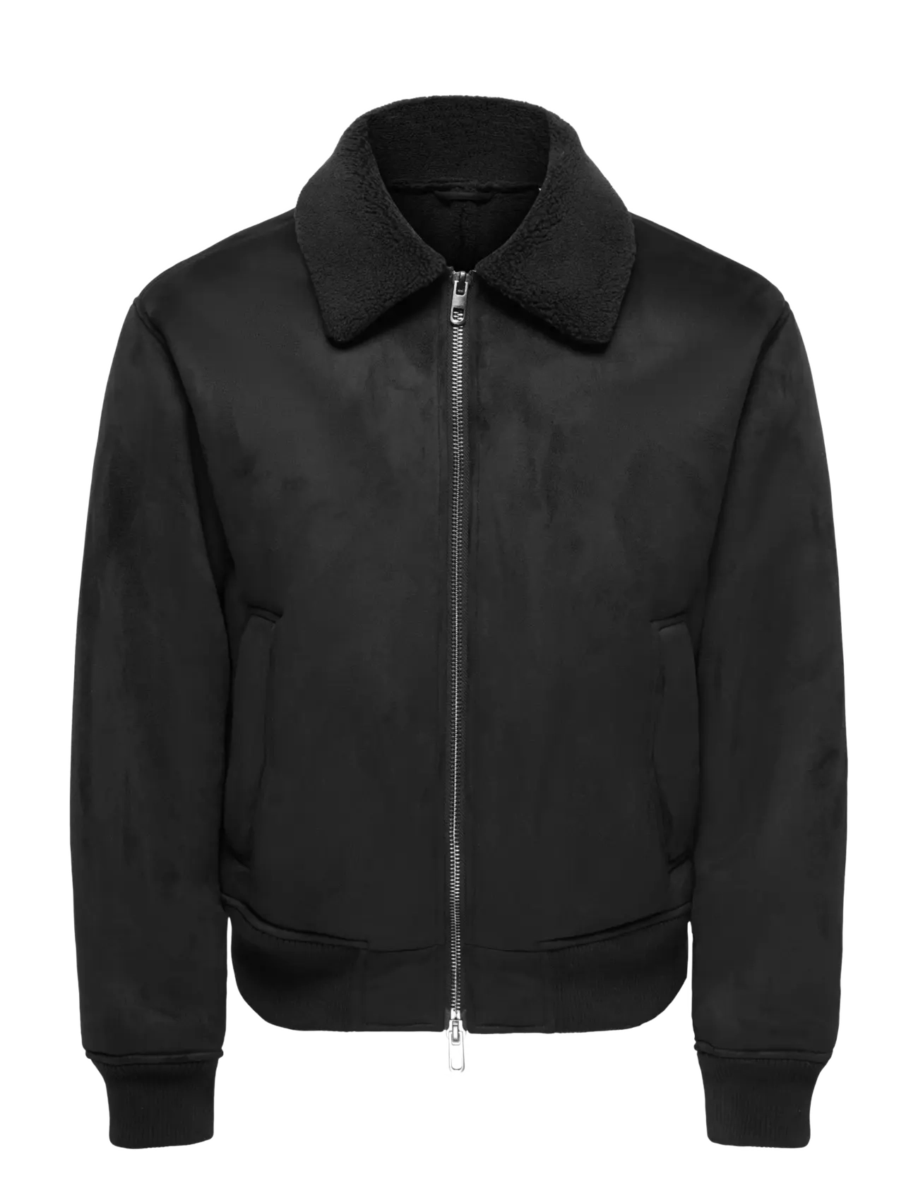 ONLY & SONS - ONSSPENCER SHEARLING JACKET OTW - höstjackor - black - 1