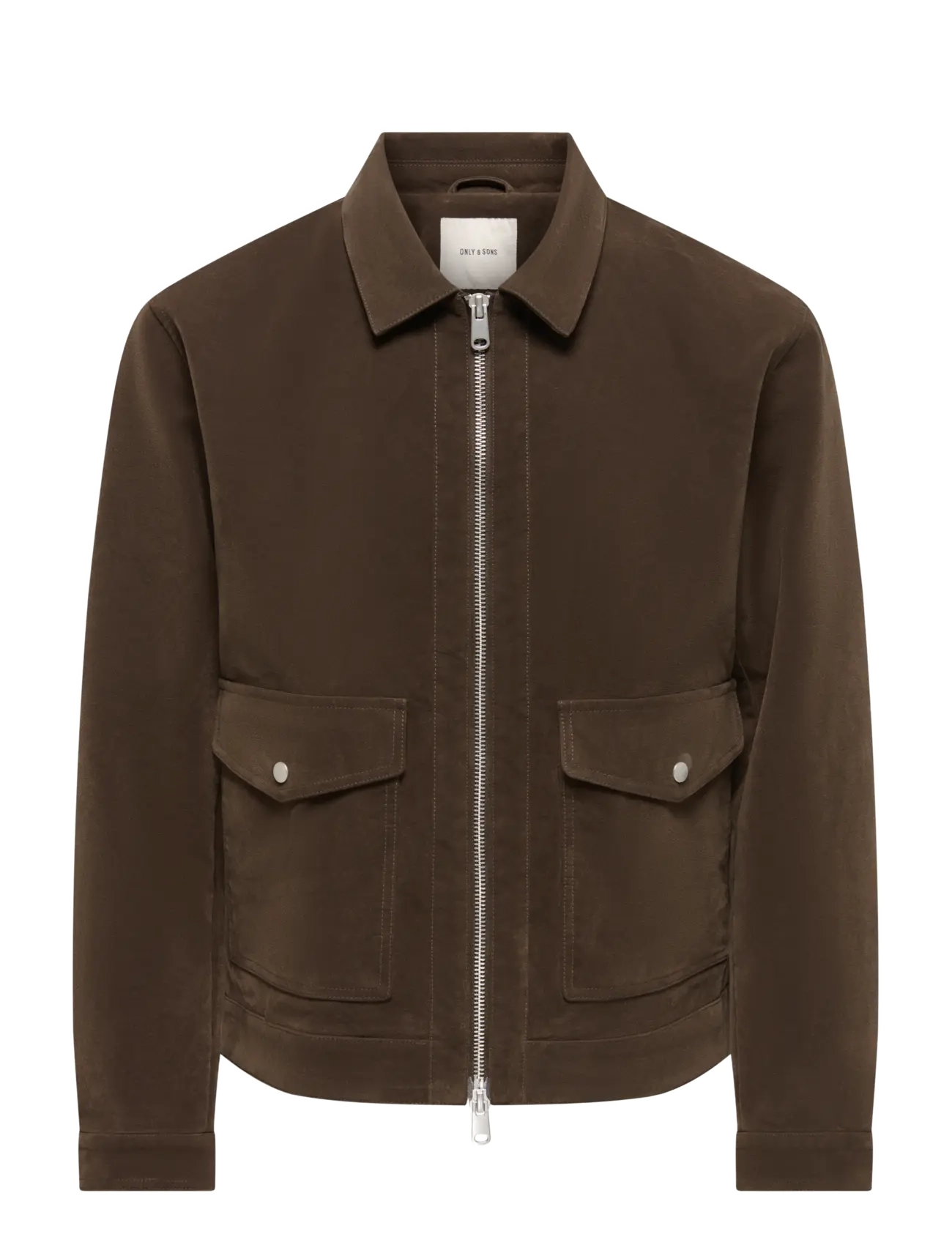 ONLY & SONS - ONSSINCLAIR FAUX SUEDE JACKET OTW - coffee bean - 1