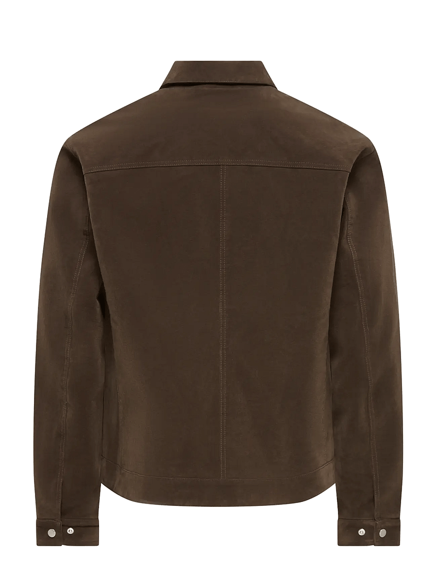 ONLY & SONS - ONSSINCLAIR FAUX SUEDE JACKET OTW - coffee bean - 2