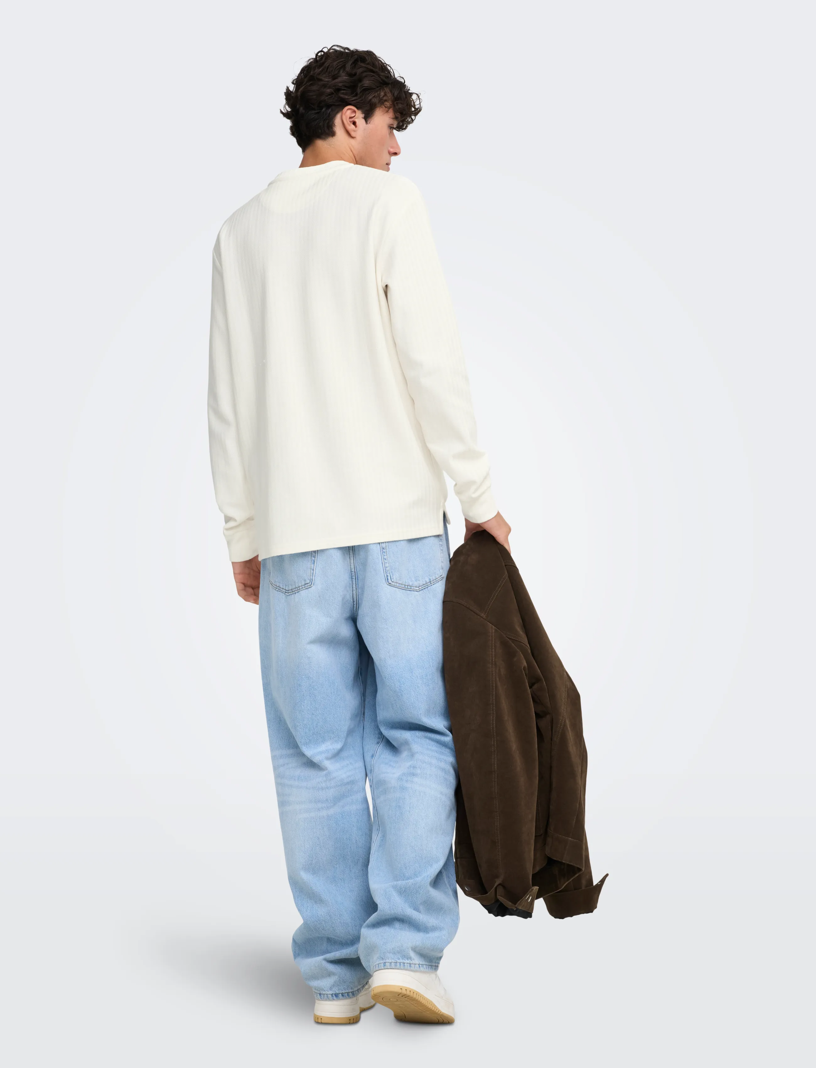 ONLY & SONS - ONSSINCLAIR FAUX SUEDE JACKET OTW - coffee bean - 3