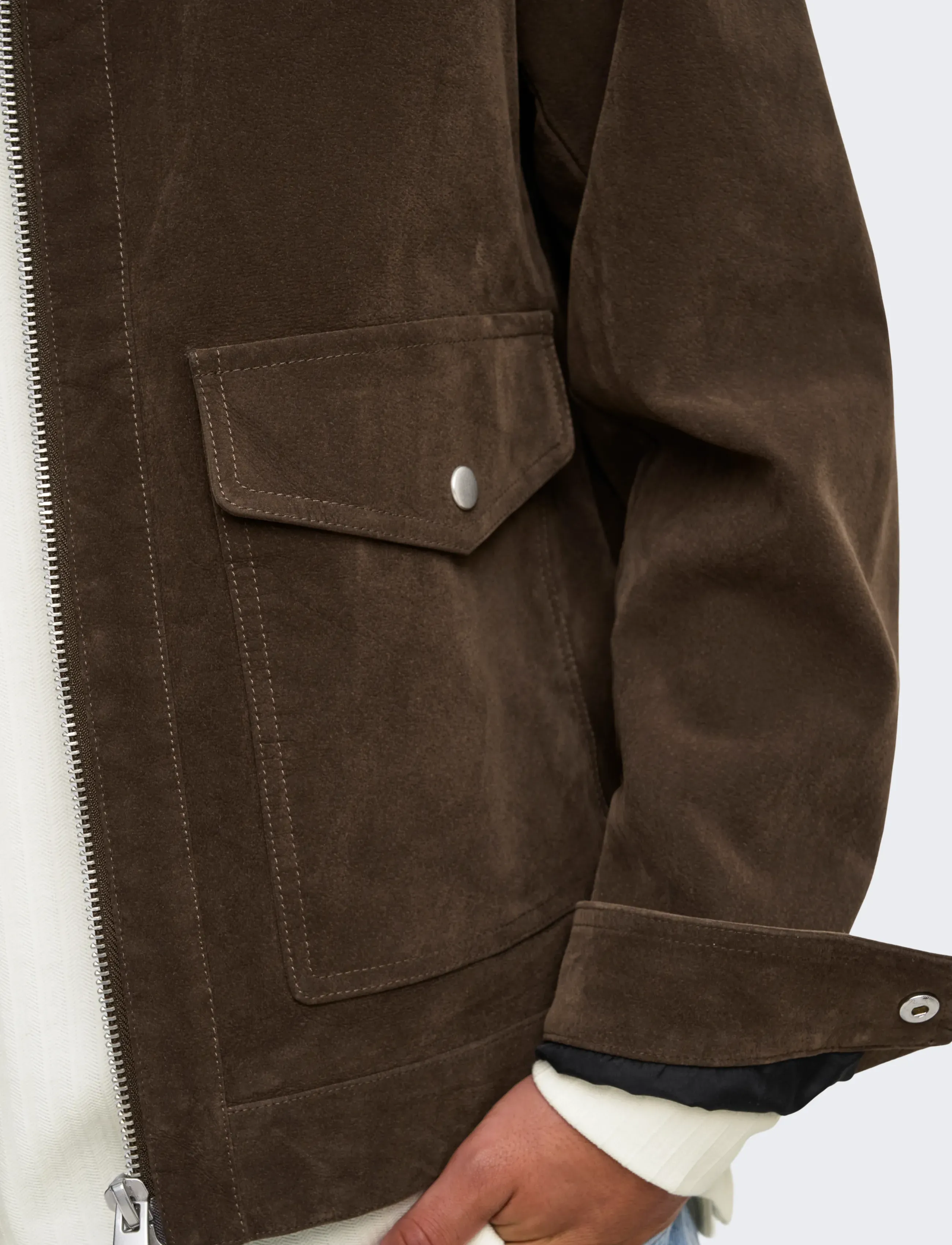 ONLY & SONS - ONSSINCLAIR FAUX SUEDE JACKET OTW - höstjackor - coffee bean - 5
