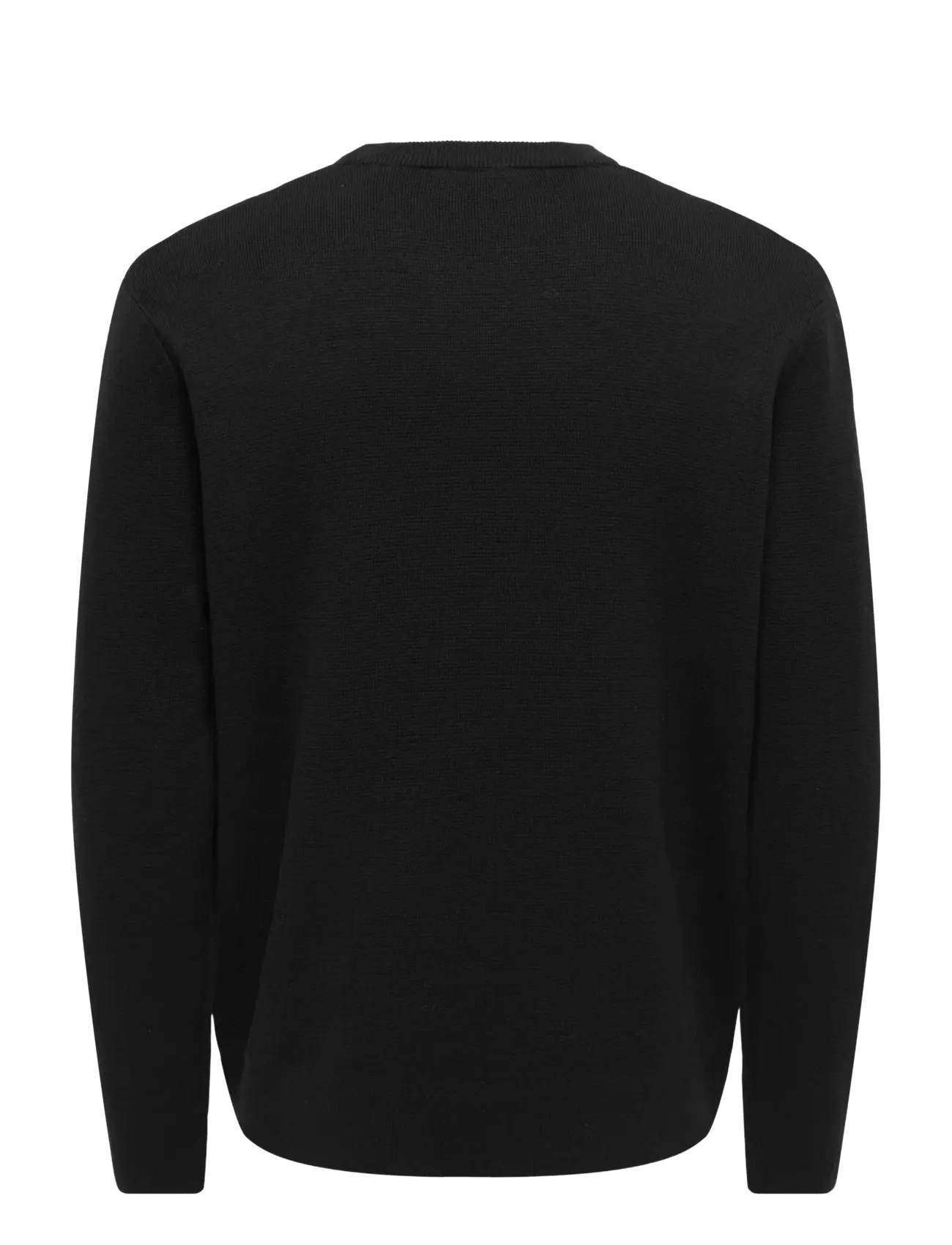 ONLY & SONS - ONSTING RLX CREW NECK KNIT NOOS - round necks - black - 2