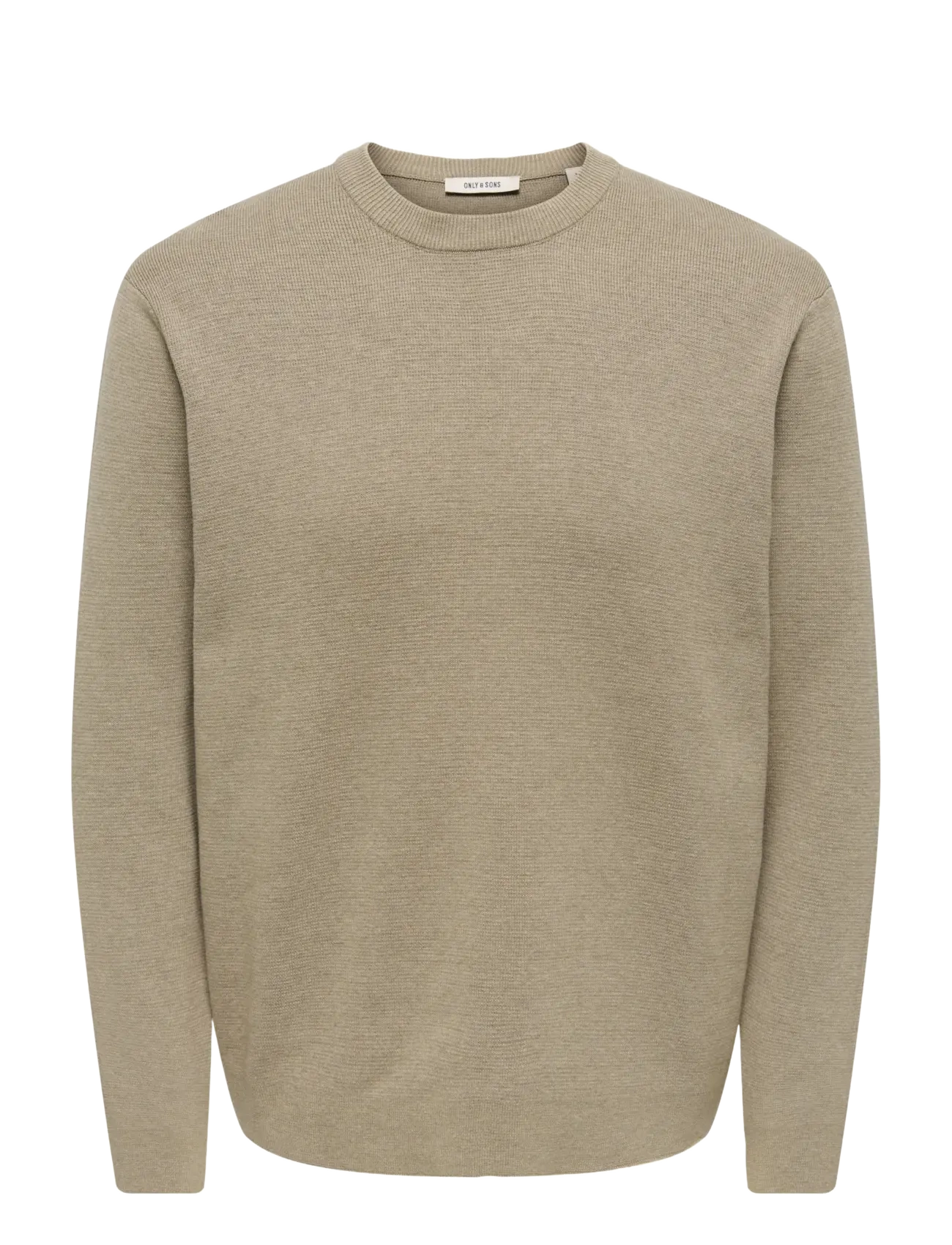 ONLY & SONS ONSTING RLX CREW NECK KNIT NOOS - Neuleet - DESERT TAUPE / beige