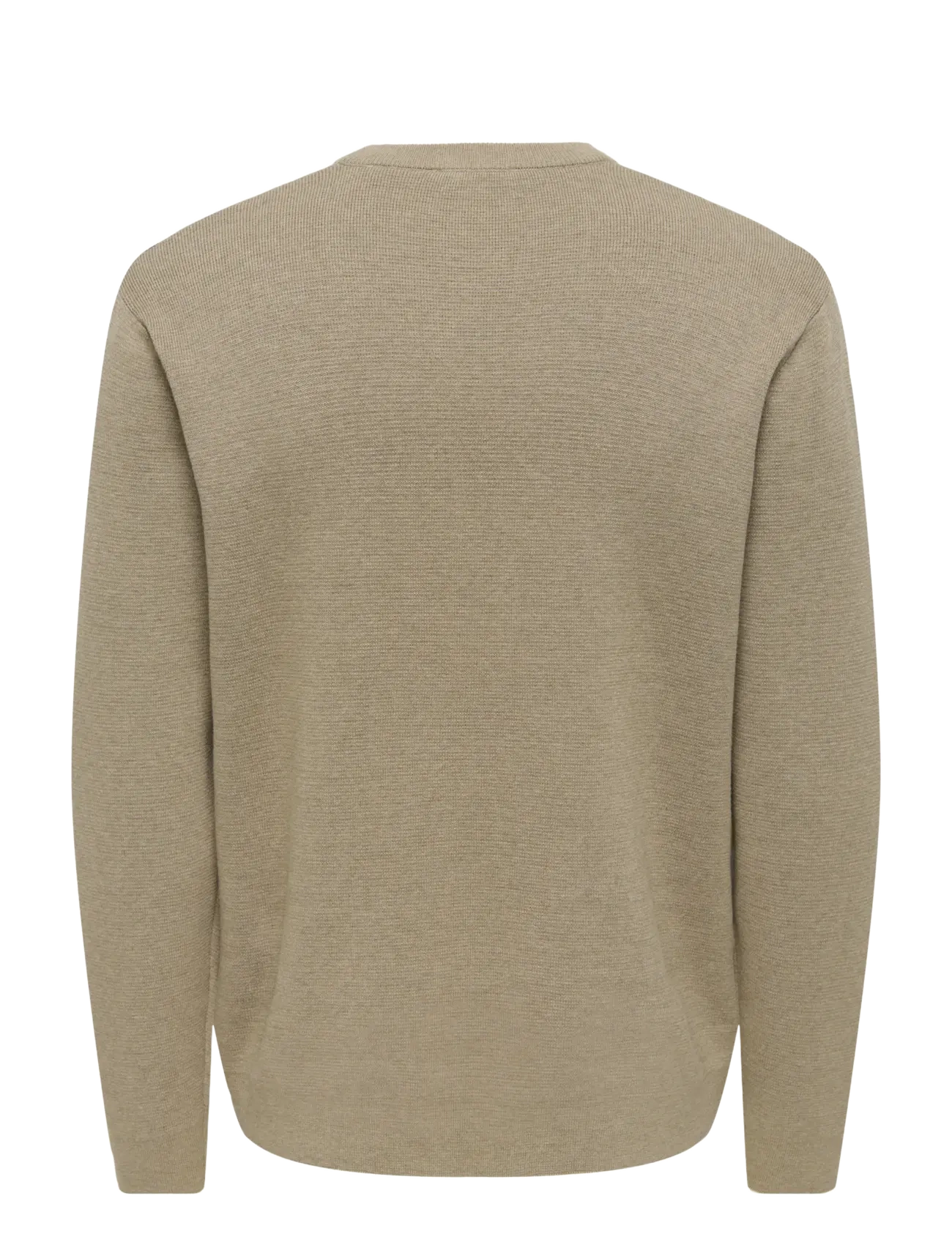 ONLY & SONS - ONSTING RLX CREW NECK KNIT NOOS - rund hals - desert taupe - 2