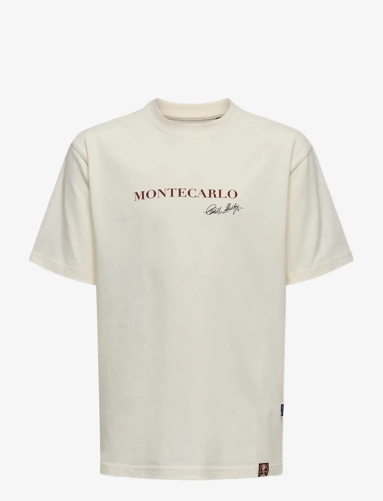 ONLY & SONS - OSJSHELBY RLX SS LIC TEE - kortærmede t-shirts - whisper white - 0