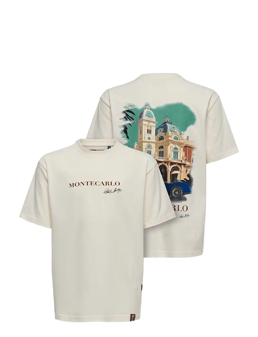 ONLY & SONS - OSJSHELBY RLX SS LIC TEE - kurzärmelige - whisper white - 2