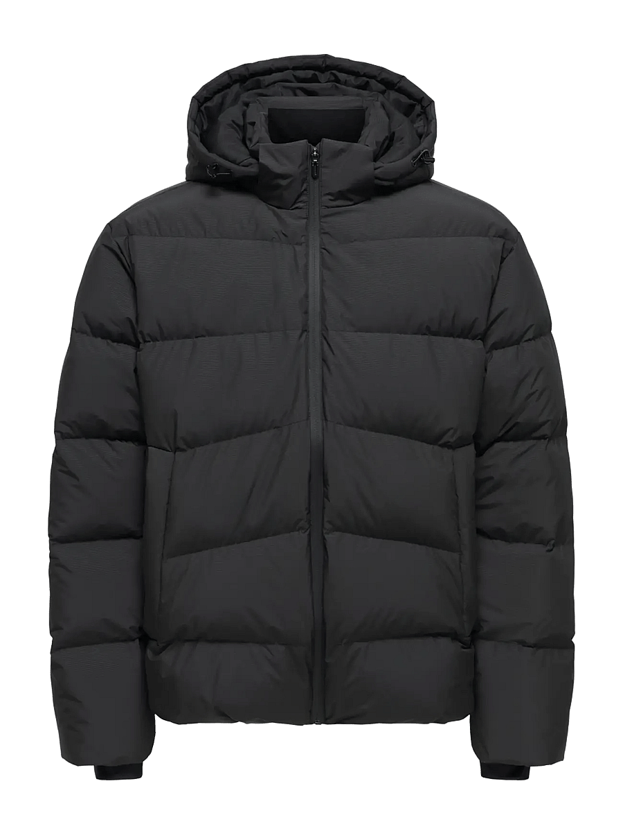 ONLY & SONS - ONSSATORI DOWN PUFFER JACKET OTW - black - 0