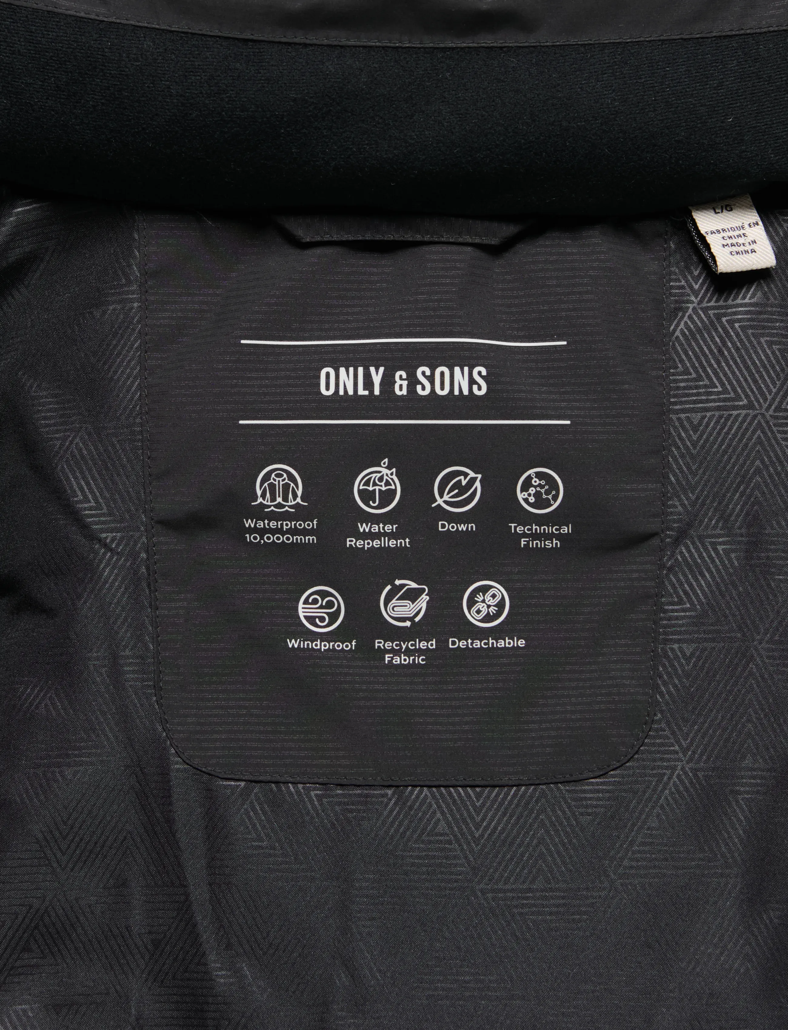 ONLY & SONS - ONSSATORI DOWN PUFFER JACKET OTW - black - 3