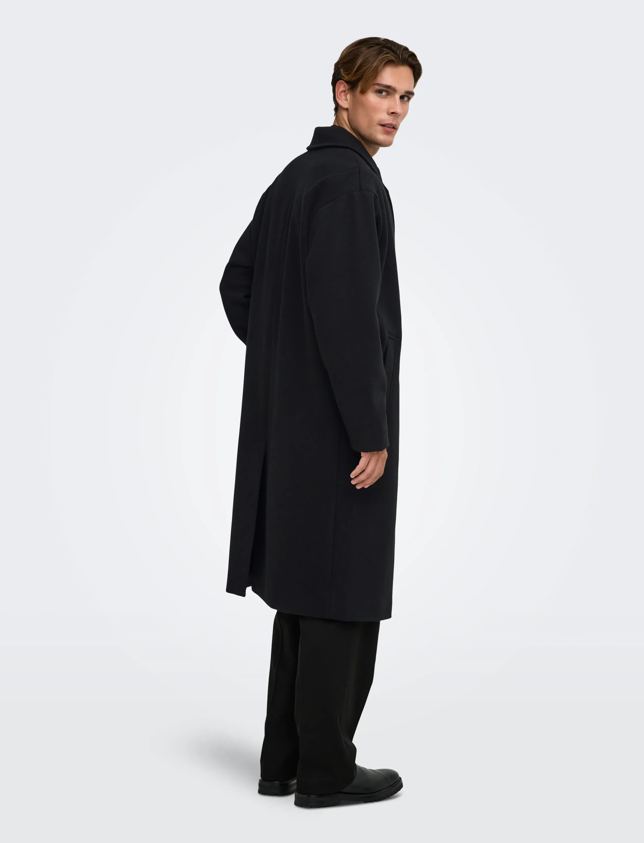 ONLY & SONS - ONSSTANLEY COAT OTW - black - 3