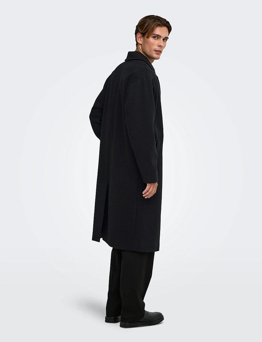 ONLY & SONS - ONSSTANLEY COAT OTW - black - 3