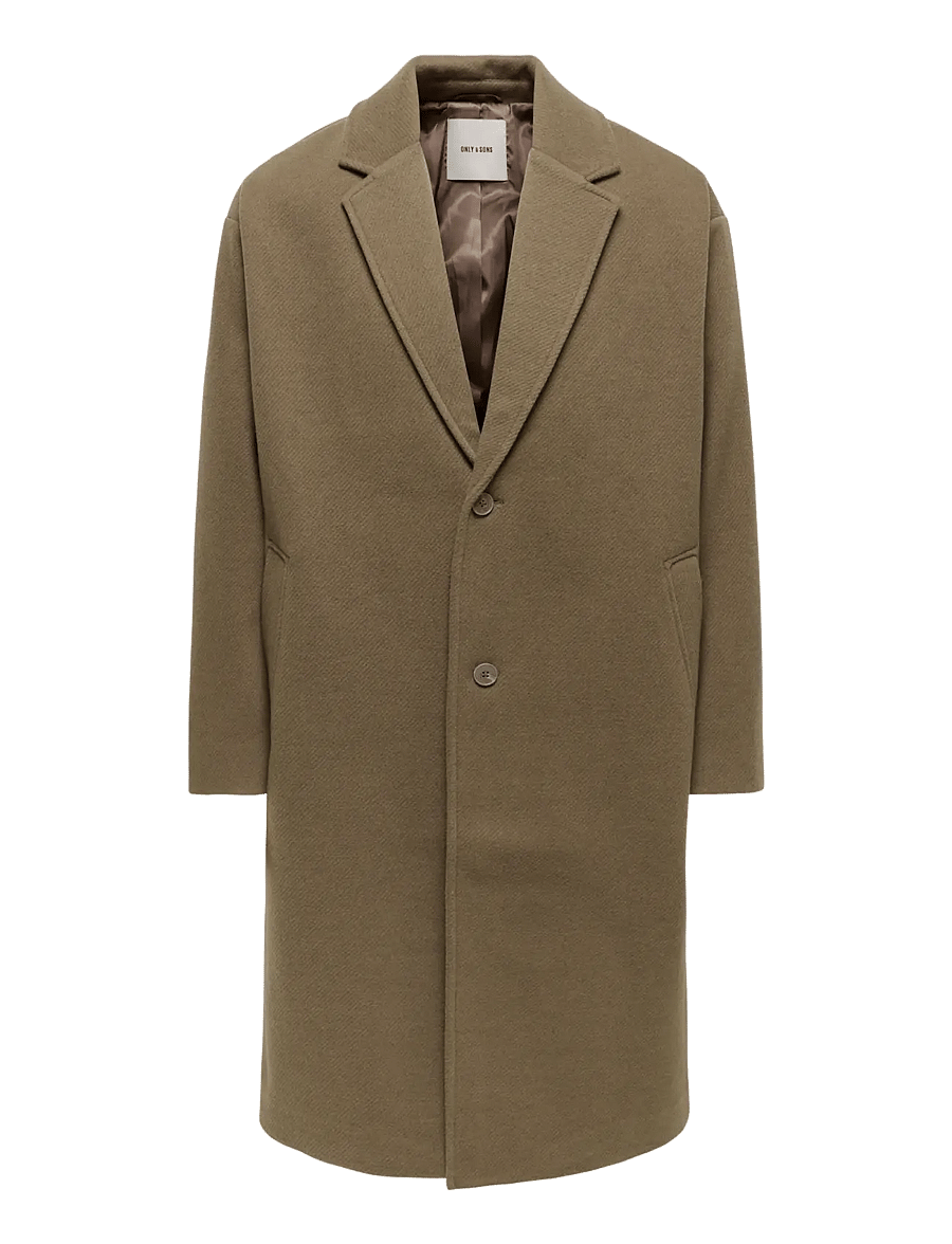 ONLY & SONS - ONSSTANLEY COAT OTW - light coats - walnut - 1