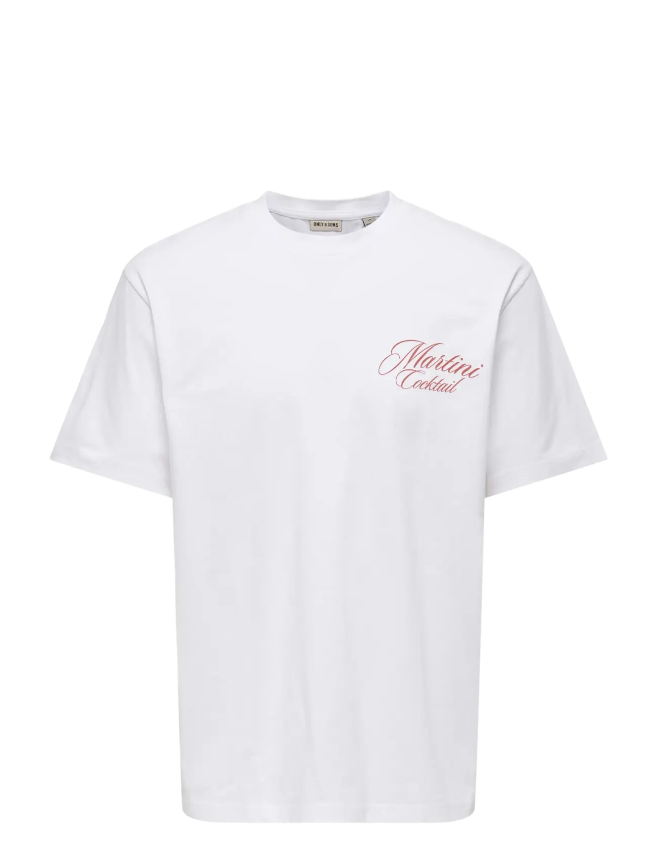 ONLY & SONS ONSFRED LIFE RLX SS PRINT TEE NOOS - T-shirts - BRIGHT WHITE / white