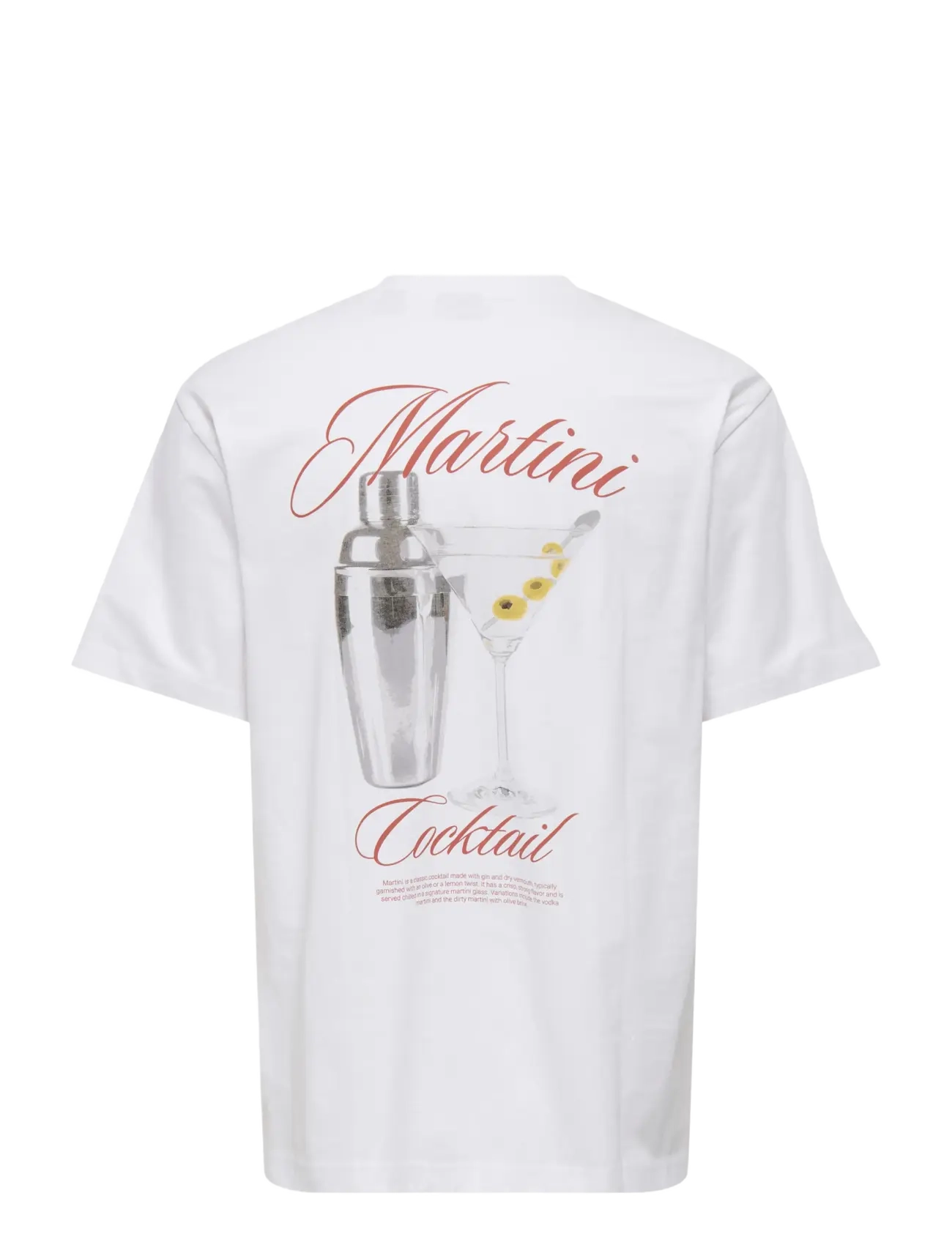 ONLY & SONS - ONSFRED LIFE RLX SS PRINT TEE VD - kortärmade t-shirts - bright white - 1